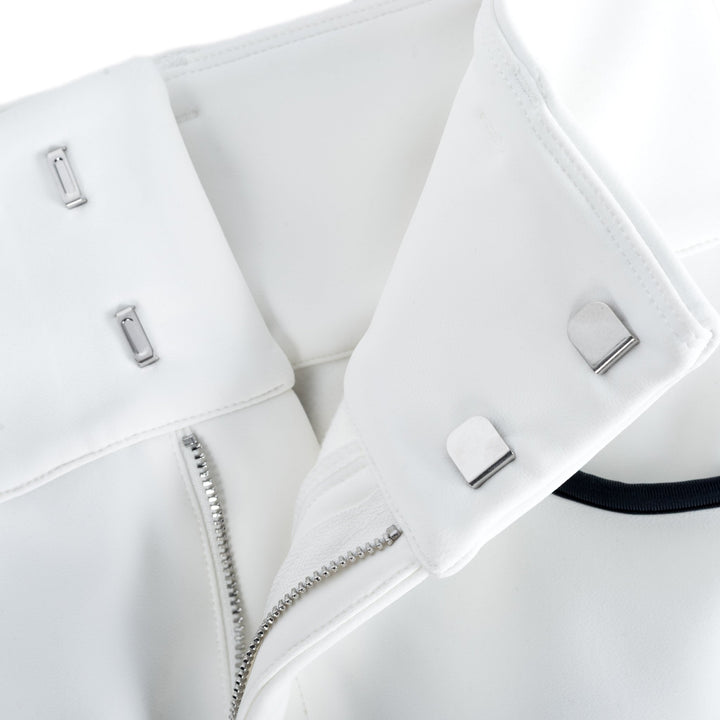 HORZEHOODS® DreamSculpt White & Navy Seat Breeches - Horzehoods5056725015275
