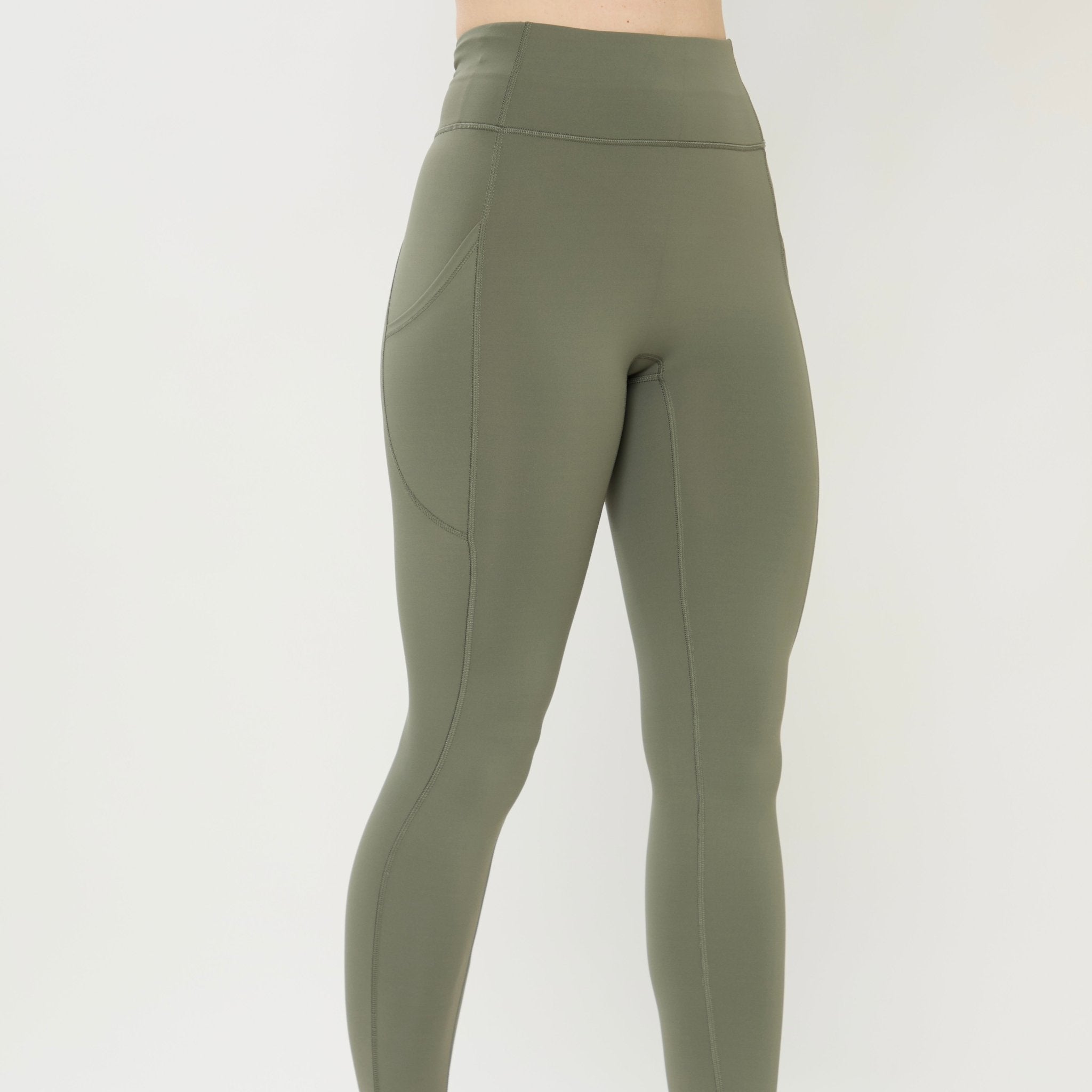HORZEHOODS® Green Basicz Range Non Riding Comfort Leggings - Horzehoods5056725022792