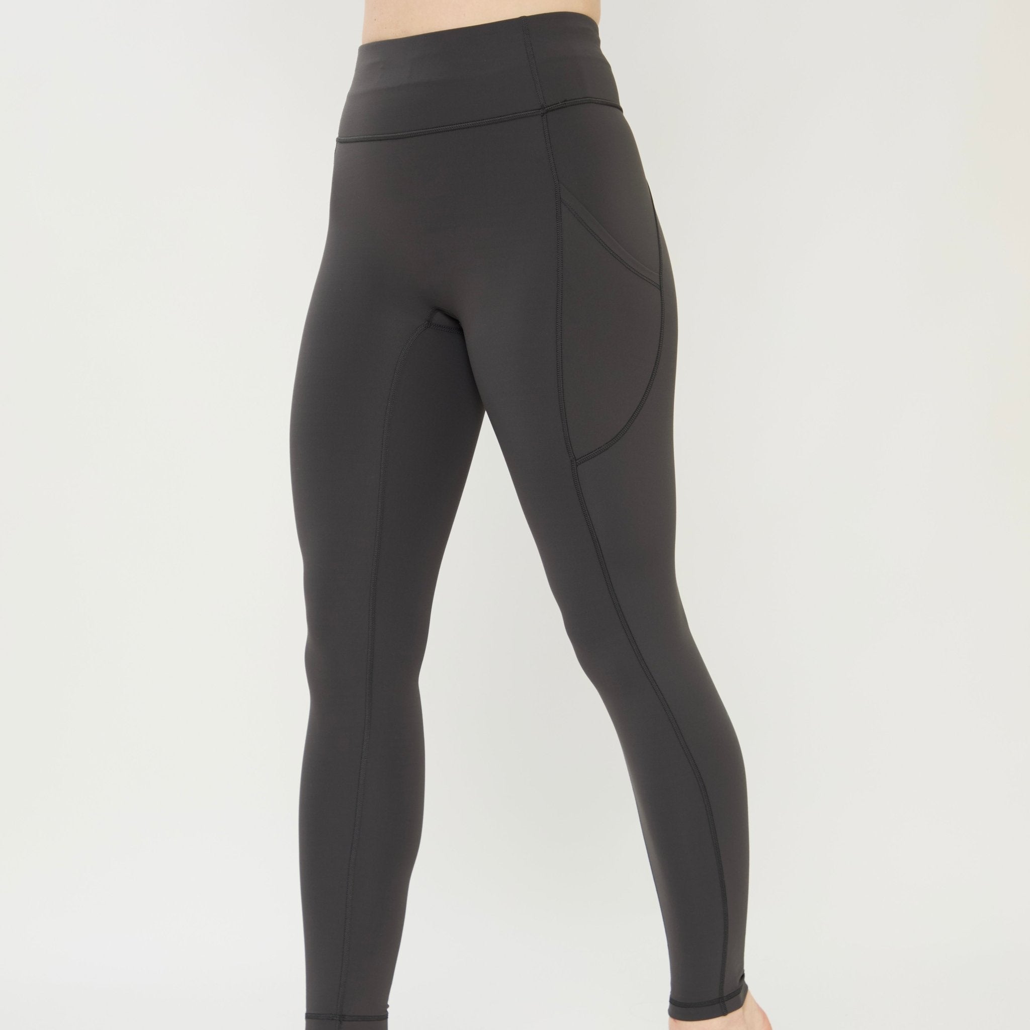 HORZEHOODS® Grey Basicz Range Non Riding Comfort Leggings - Horzehoods5056725022891