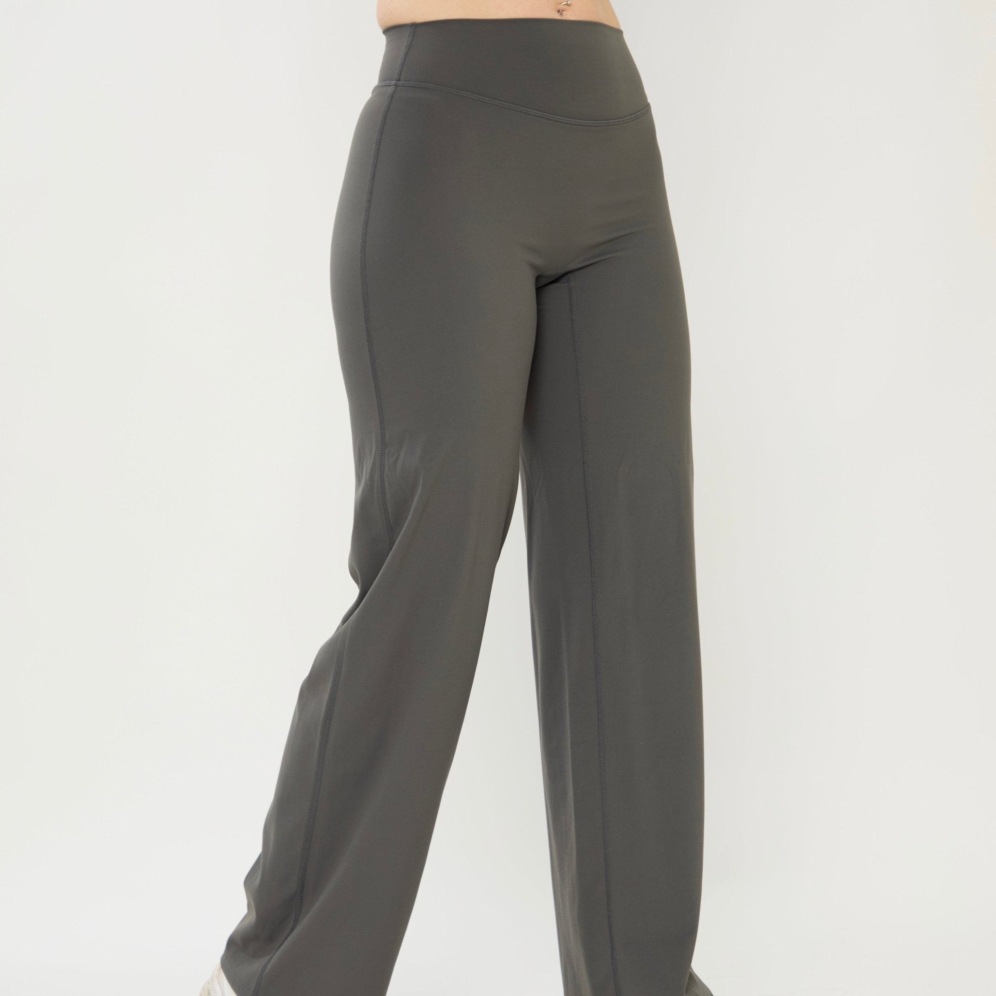 HORZEHOODS® Grey Flare Basicz Non Riding Leggings - Horzehoods5056725021740