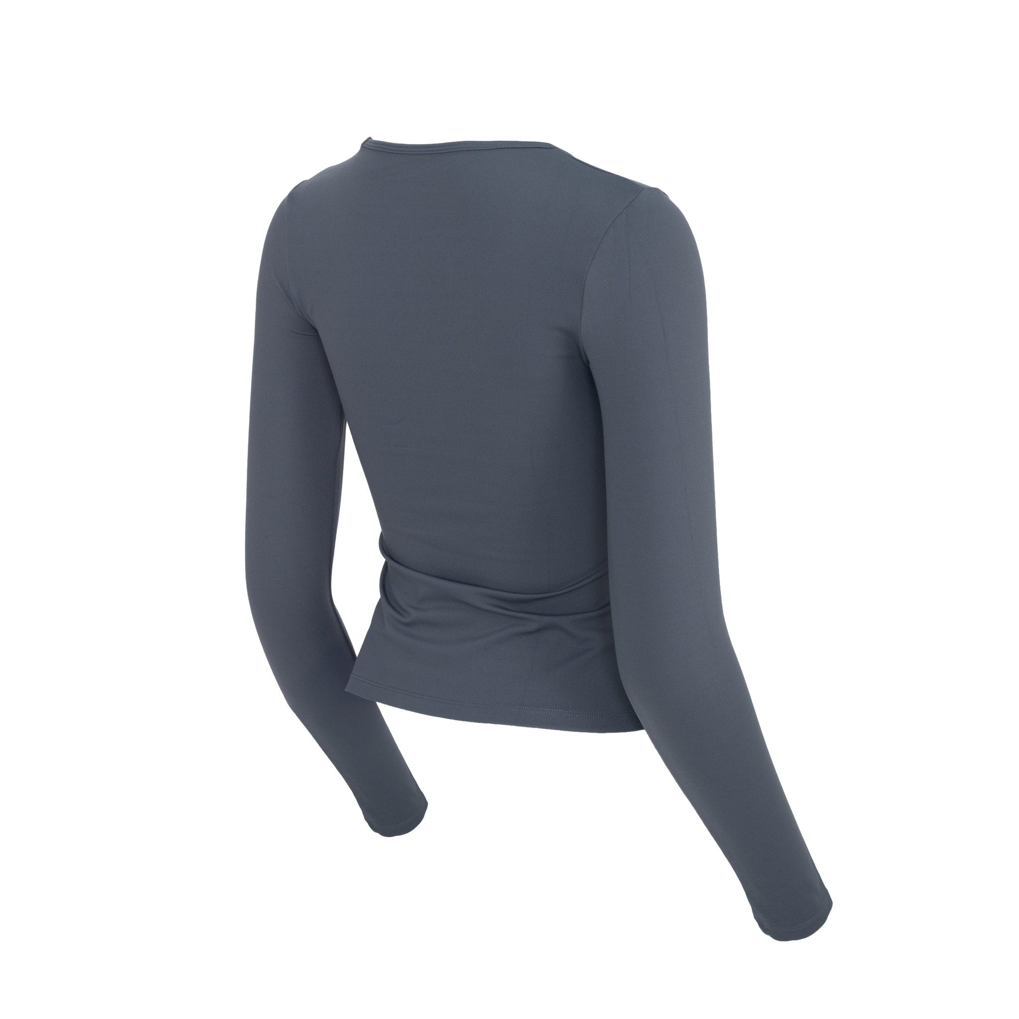 HORZEHOODS® Grey Long Sleeve Basicz Compression Top - Horzehoods5056725021665