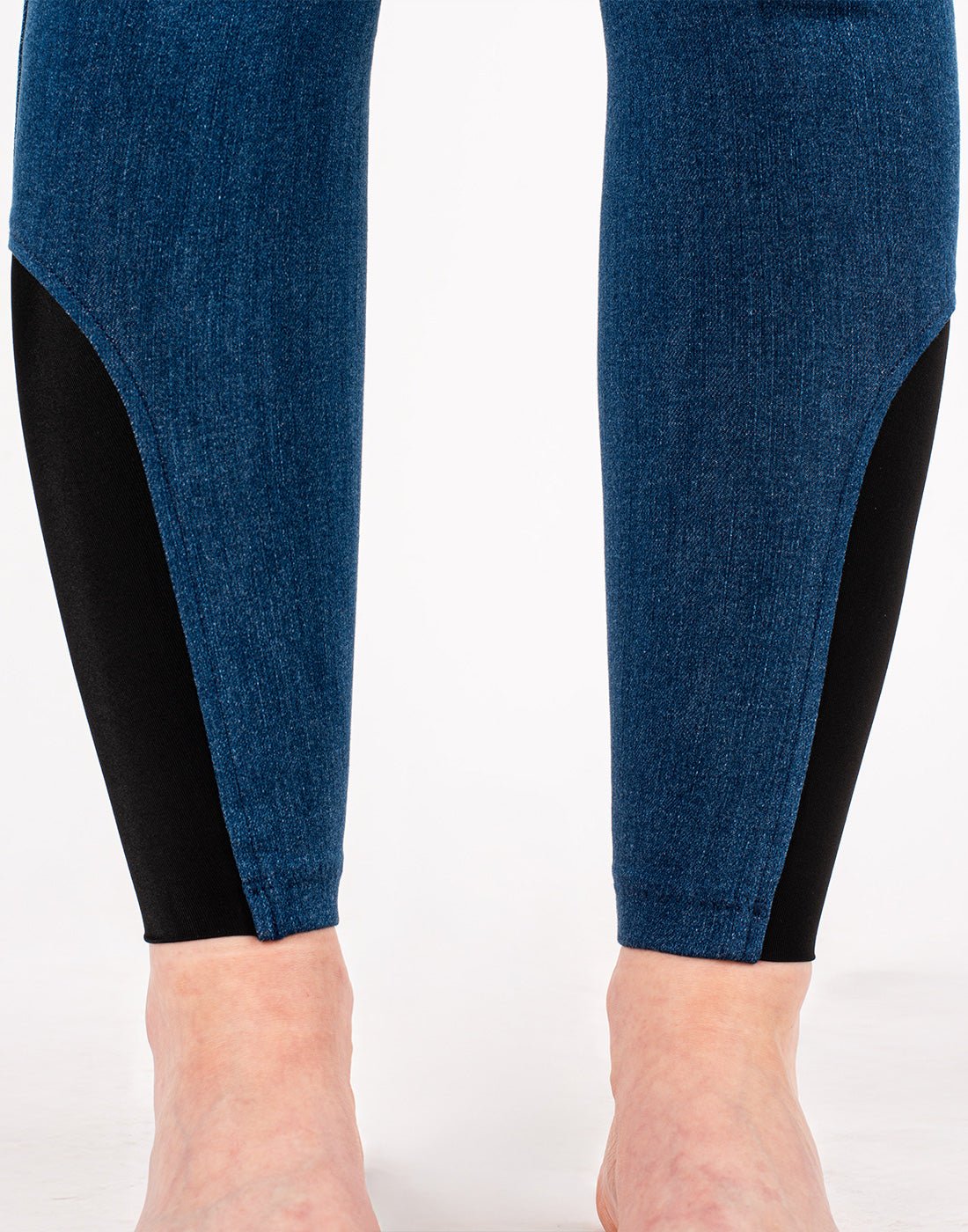 HORZEHOODS® Indigo Blue Demi Denim Jeggings - Horzehoods5060521422359