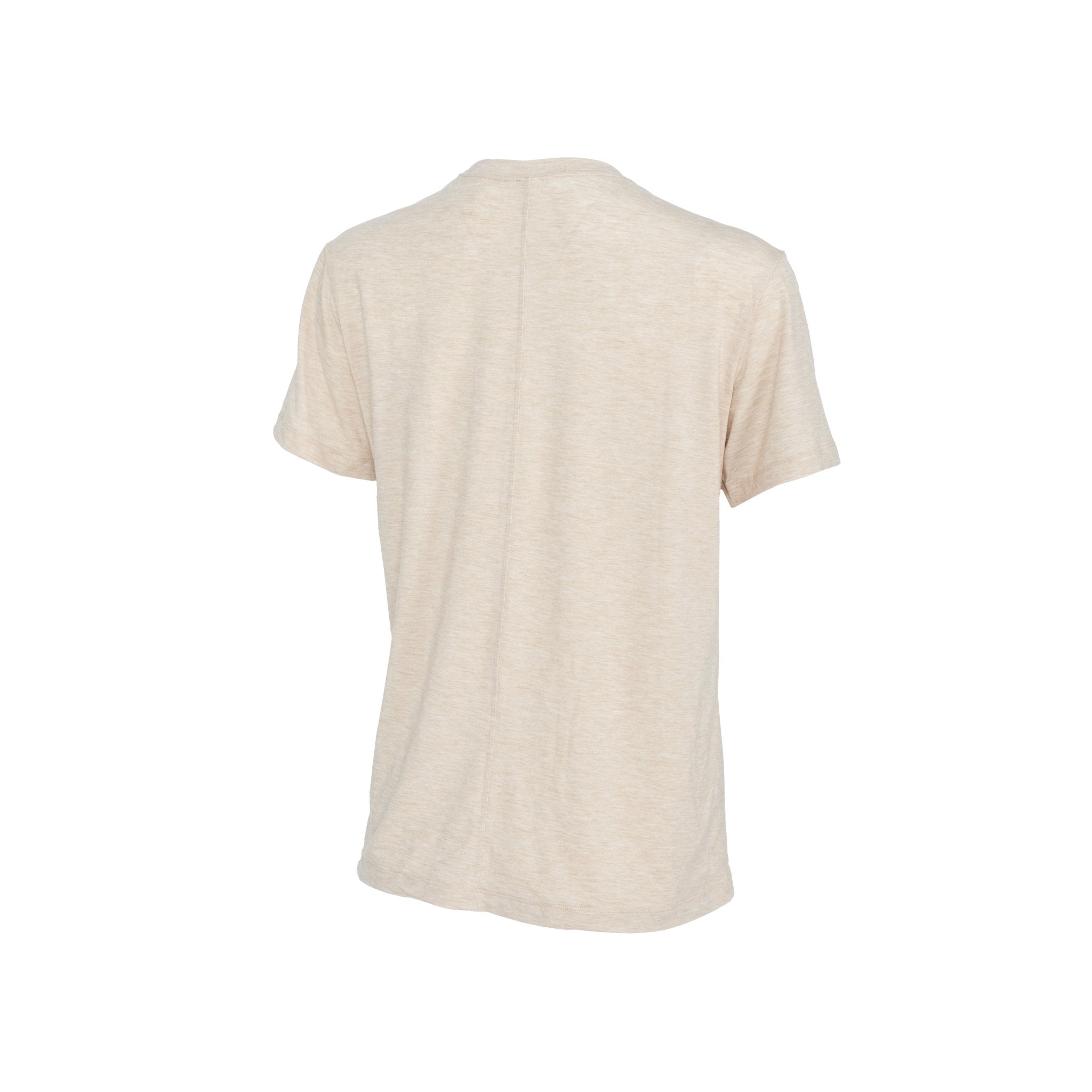 HORZEHOODS® Khaki Cream Merino Mix Basicz Tee - Horzehoods5056725021894