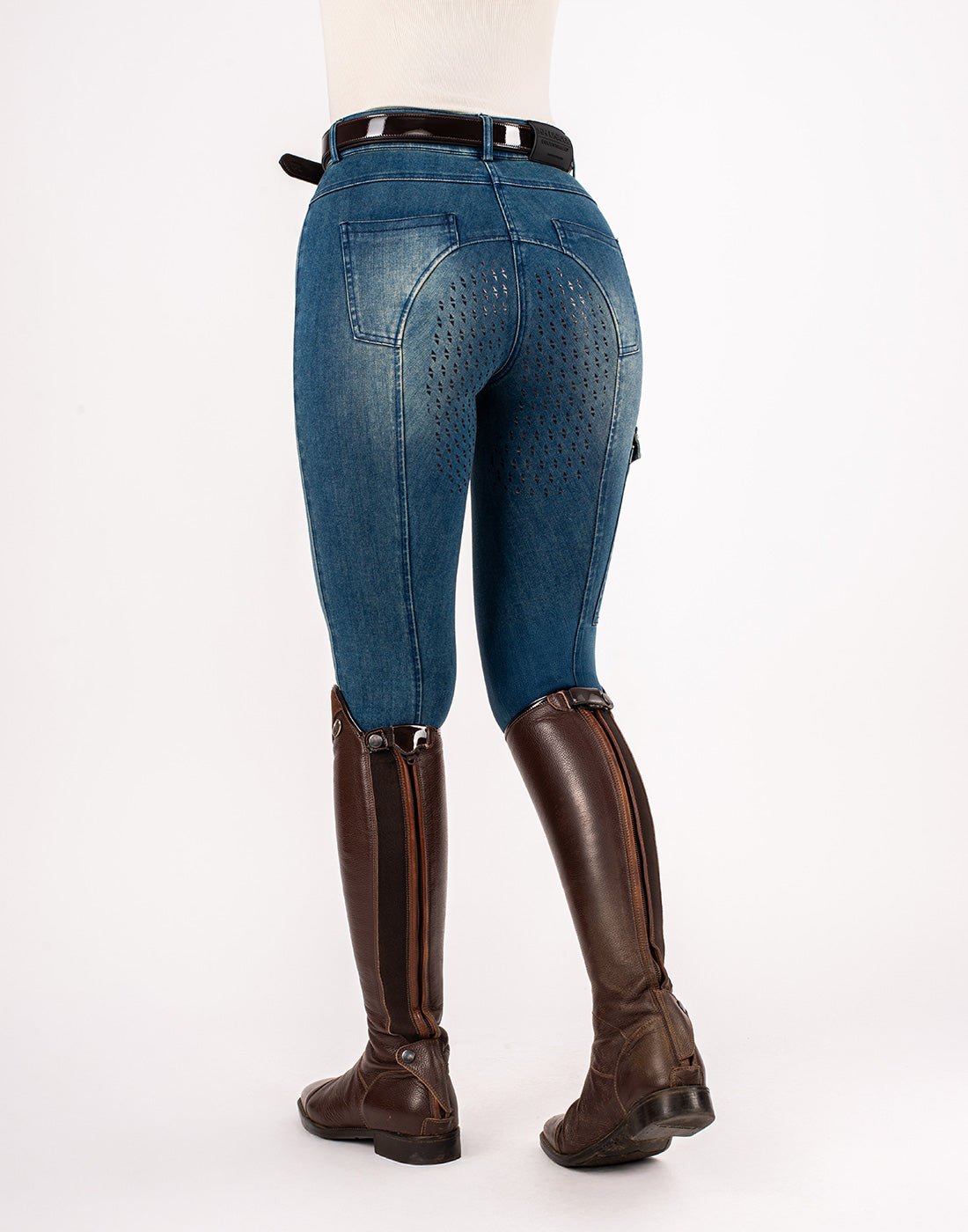 HORZEHOODS® Light Blue Demi Denim Jeggings - Horzehoods5060521421345