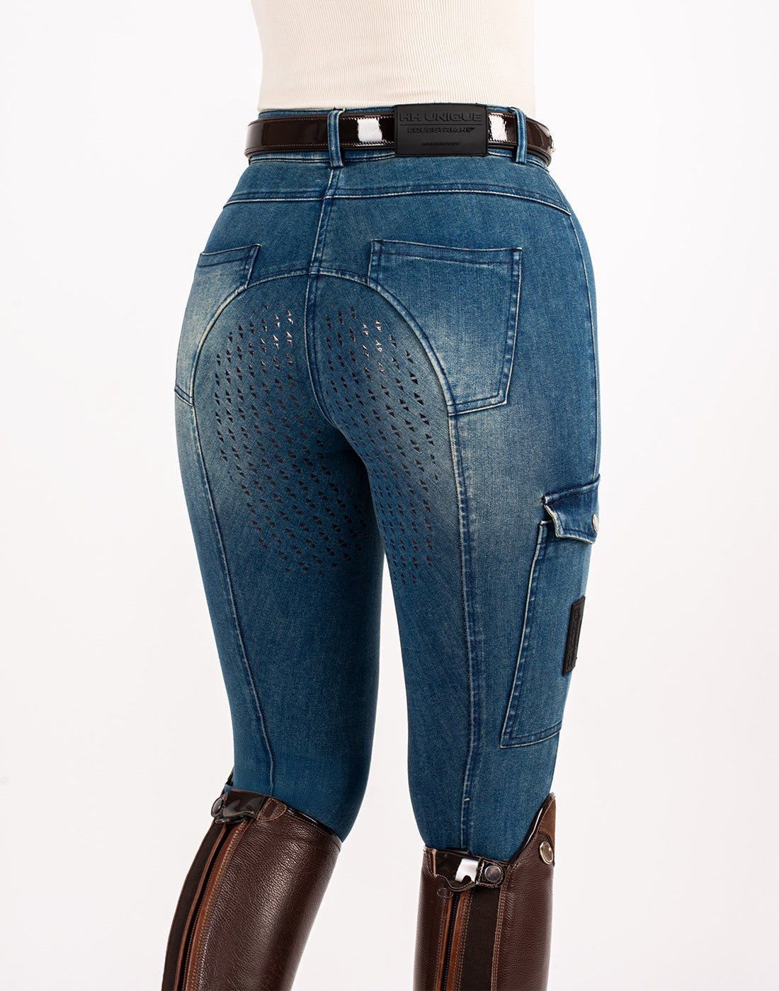 HORZEHOODS® Light Blue Demi Denim Jeggings - Horzehoods5060521421345