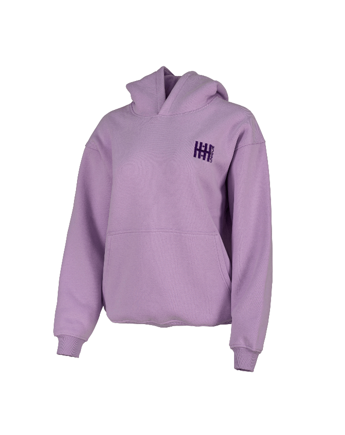 HORZEHOODS® Lilac Basicz Oversized 'Horses make me Happy' Hoodie - Horzehoods5056725025922