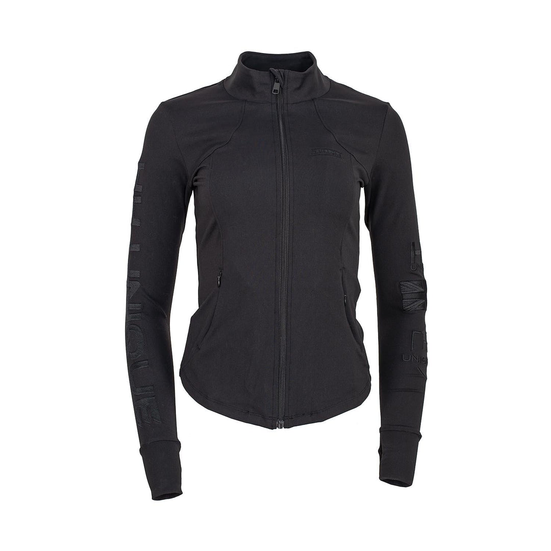 HORZEHOODS® Luxe Performance Training Jacket in Black - Horzehoods5056725013431