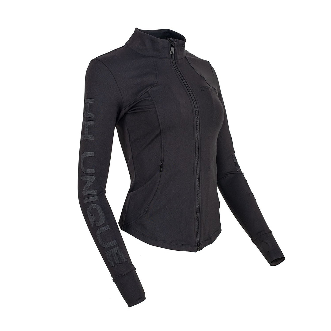 HORZEHOODS® Luxe Performance Training Jacket in Black - Horzehoods5056725013431