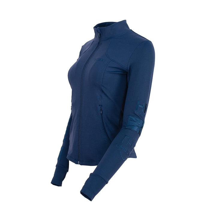 HORZEHOODS® Luxe Performance Training Jacket in Navy - Horzehoods5056725013516