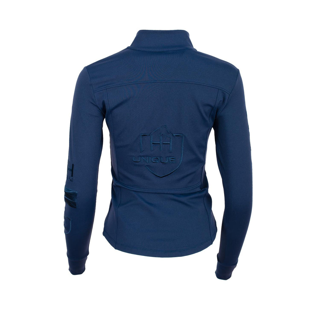 HORZEHOODS® Luxe Performance Training Jacket in Navy - Horzehoods5056725013516