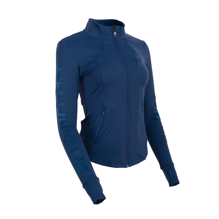 HORZEHOODS® Luxe Performance Training Jacket in Navy - Horzehoods5056725013516