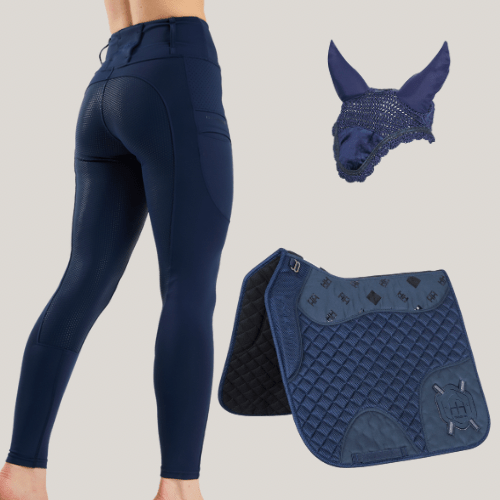 HORZEHOODS® Navy Dressage Gift Set (Bundle & Save) - Horzehoods