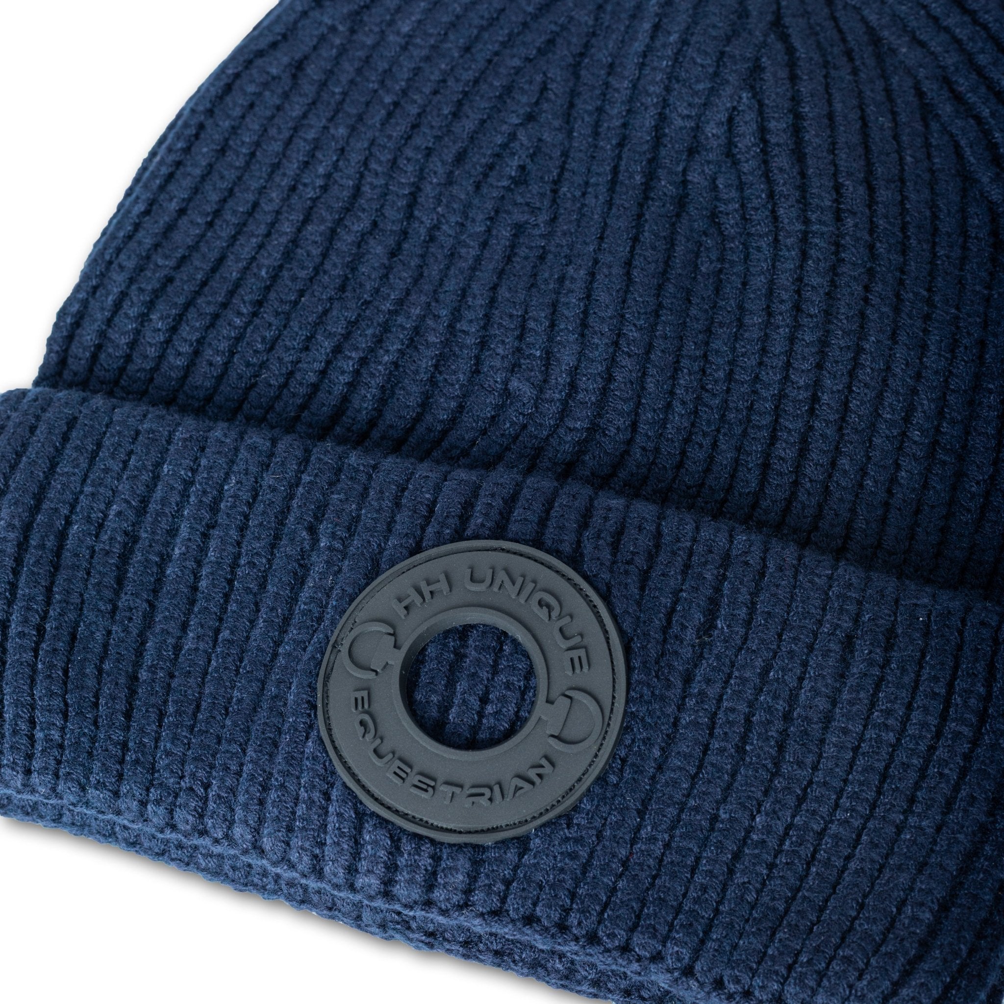 HORZEHOODS® Navy Porthole Ribbed Knit Hat - Horzehoods
