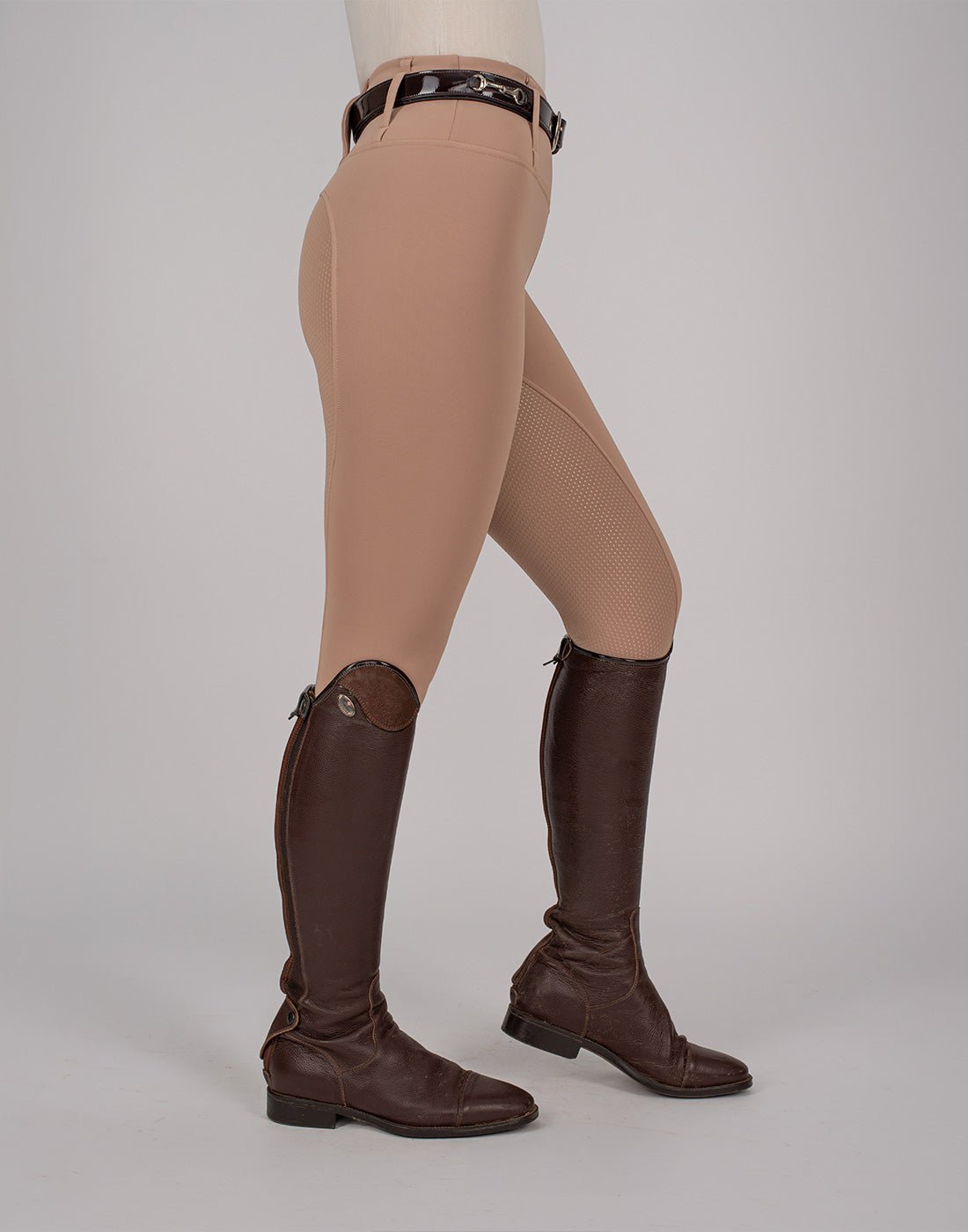 HORZEHOODS® White Competition Leggings ContraFlex