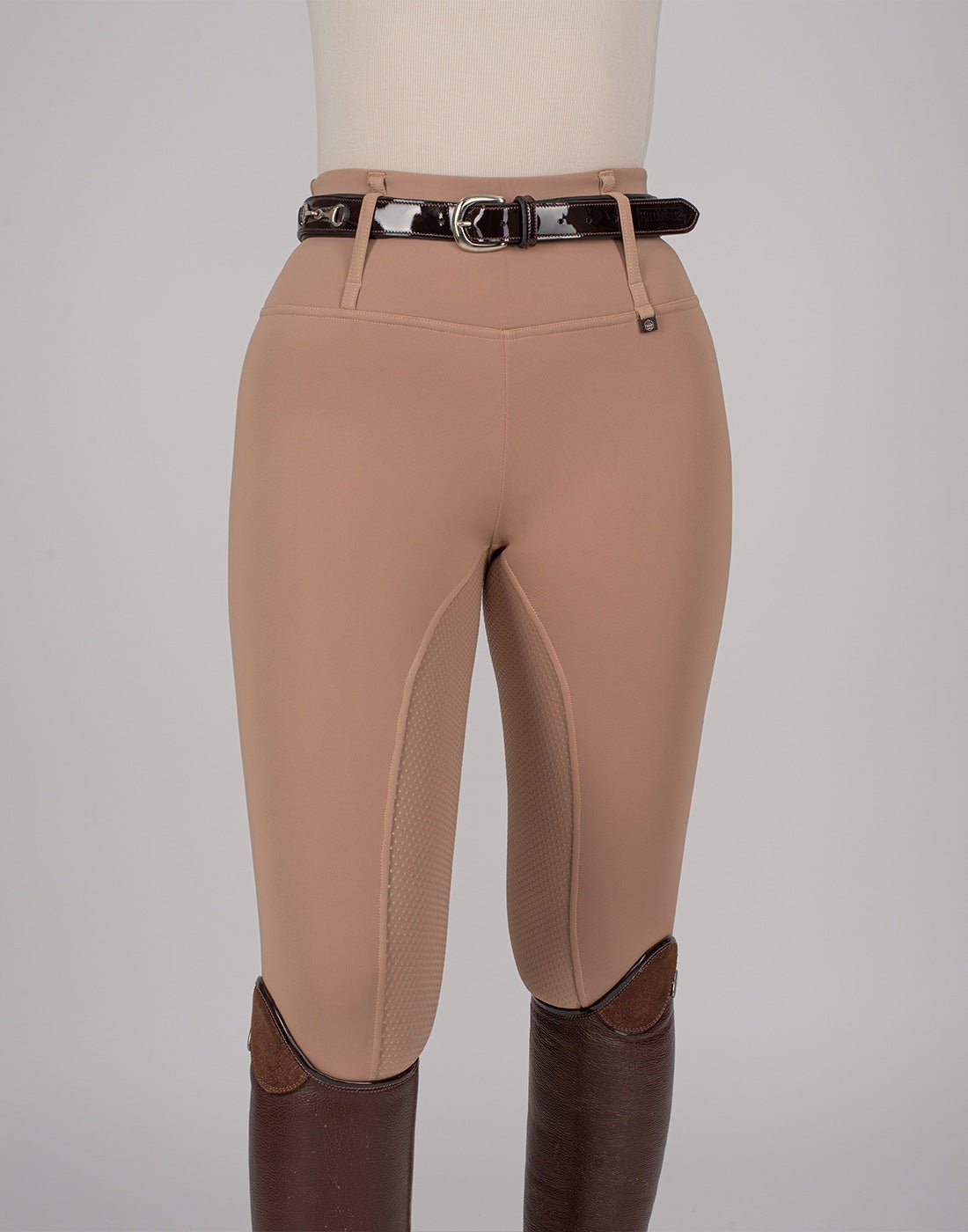 HORZEHOODS® Oatmeal Beige Competition Leggings - Horzehoods5060521423684