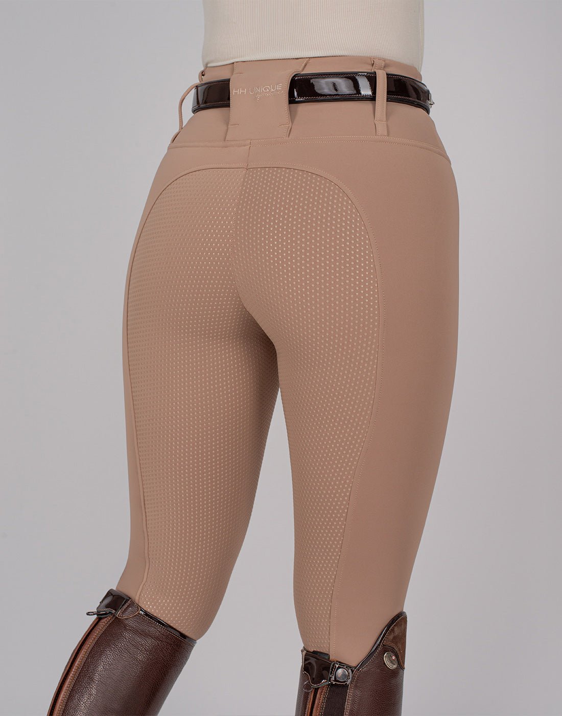 HORZEHOODS® Oatmeal Beige Competition Leggings - Horzehoods5060521423684