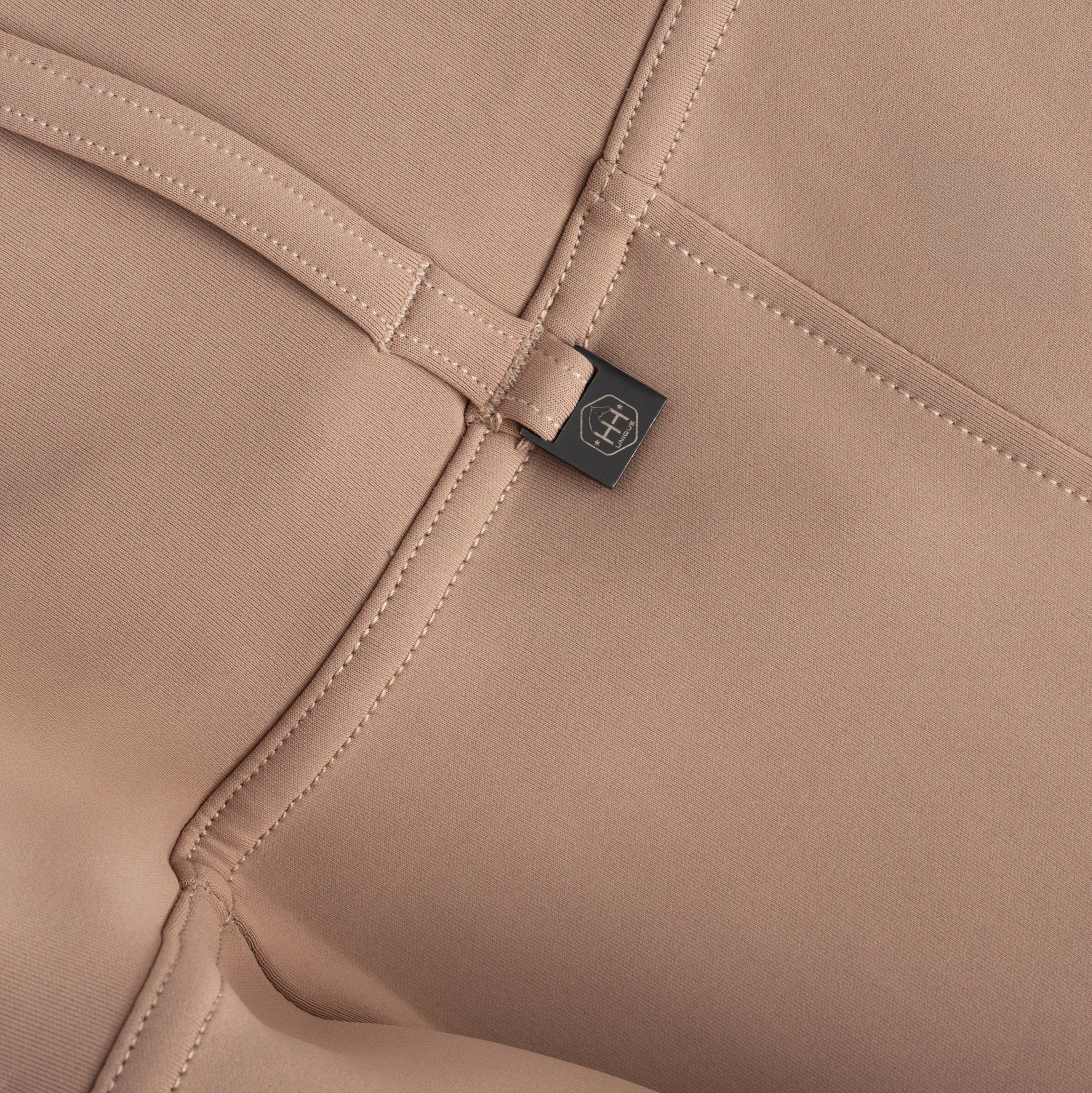 HORZEHOODS® OATMEAL Luxe ContraFlex Leggings - With Pocket IN STOCK - Horzehoods5056725016692