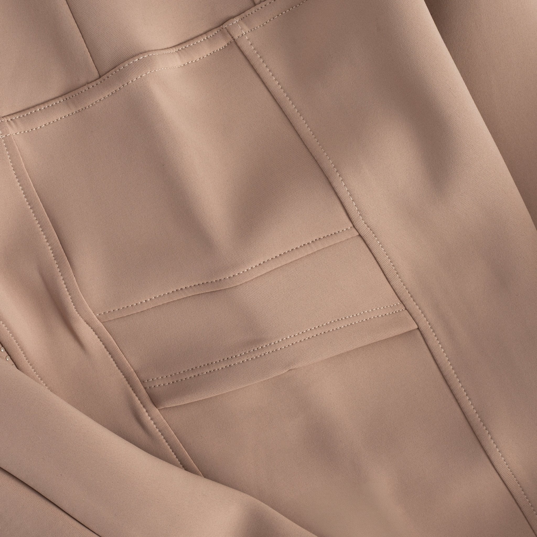HORZEHOODS® OATMEAL Luxe ContraFlex Leggings - With Pocket IN STOCK - Horzehoods5056725016692