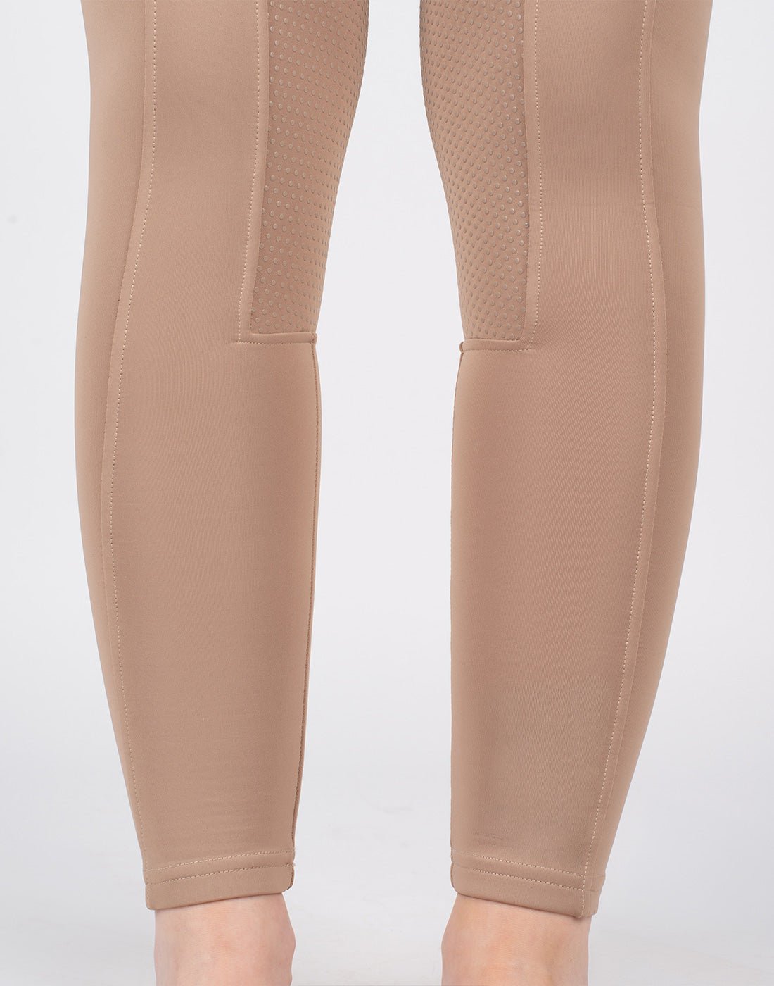 HORZEHOODS® Oatmeal Luxe Quick Dry ContraFlex Leggings - With Pocket - Horzehoods5056725016692