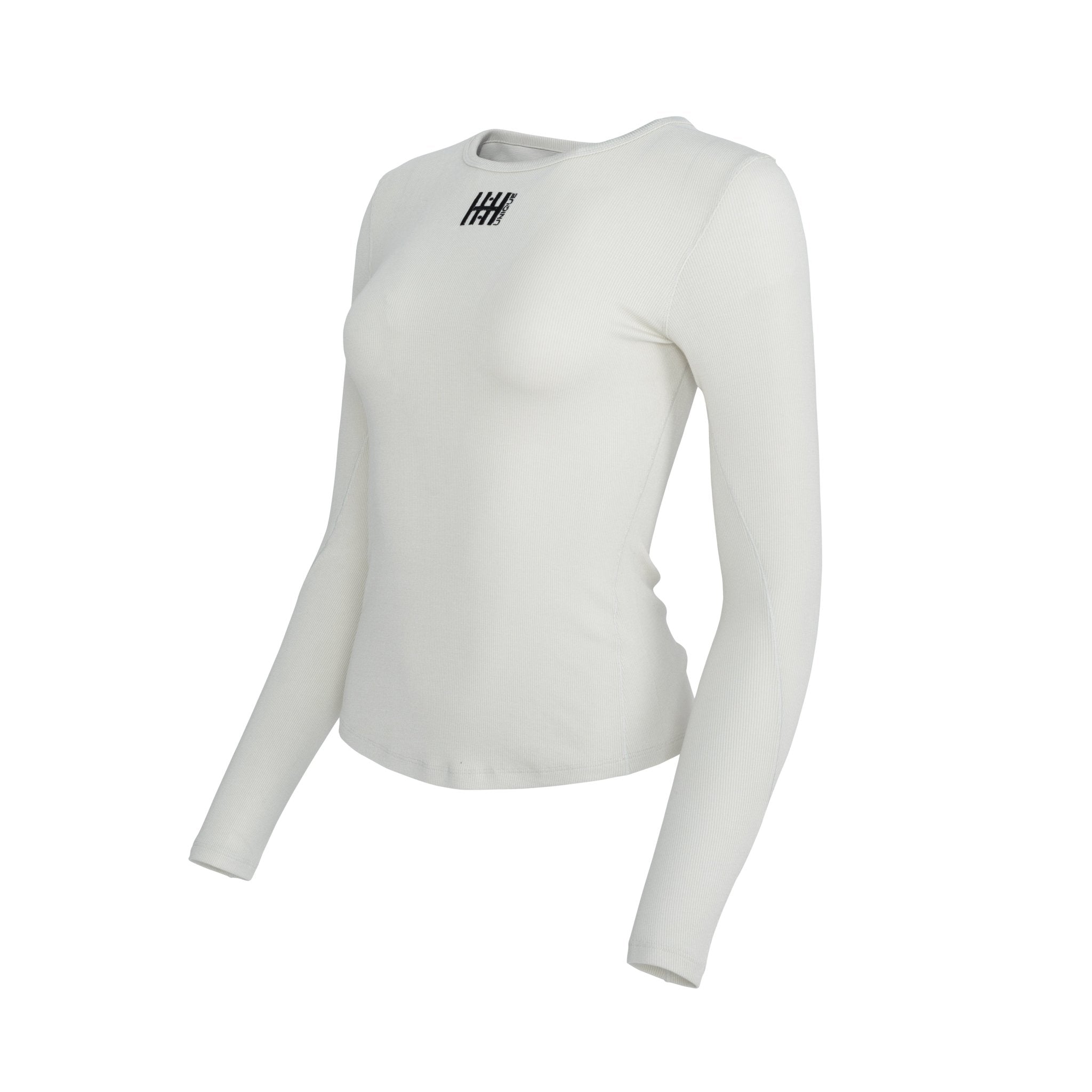 HORZEHOODS® Off - White Long Sleeve Ultra Soft Ribbed Basicz Top - Horzehoods5056725022198