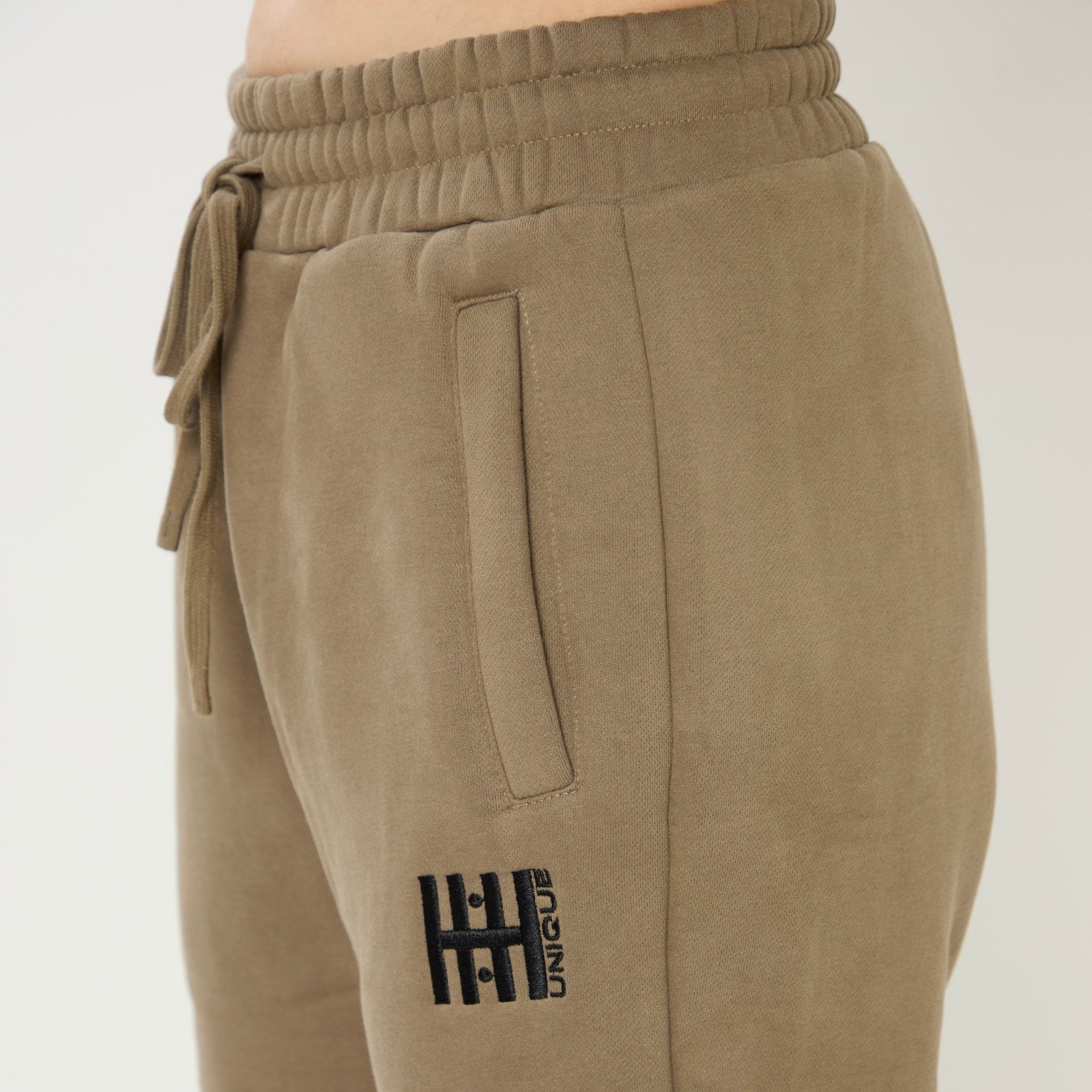 HORZEHOODS® Olive Basicz Relaxed Jersey Joggers - Horzehoods5056725021344