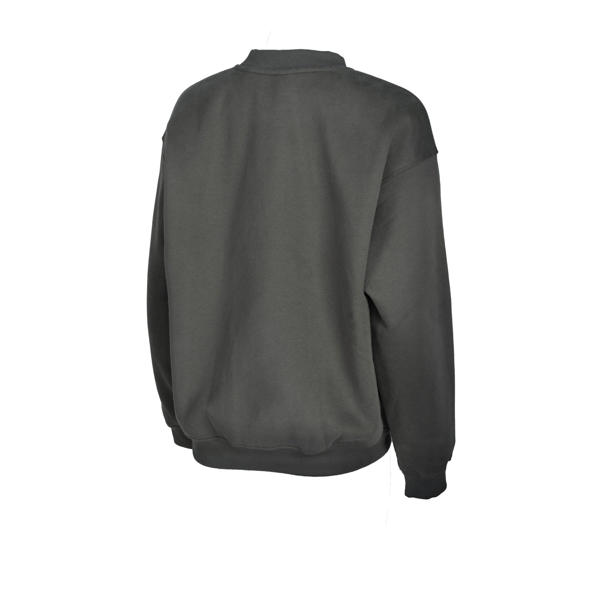 HORZEHOODS® Oyster Grey Basicz Oversized Cotton Crew - Horzehoods5056725021078