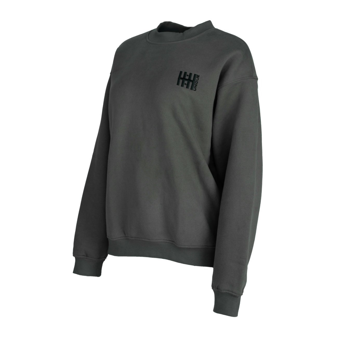 HORZEHOODS® Oyster Grey Basicz Oversized Cotton Crew - Horzehoods5056725021078