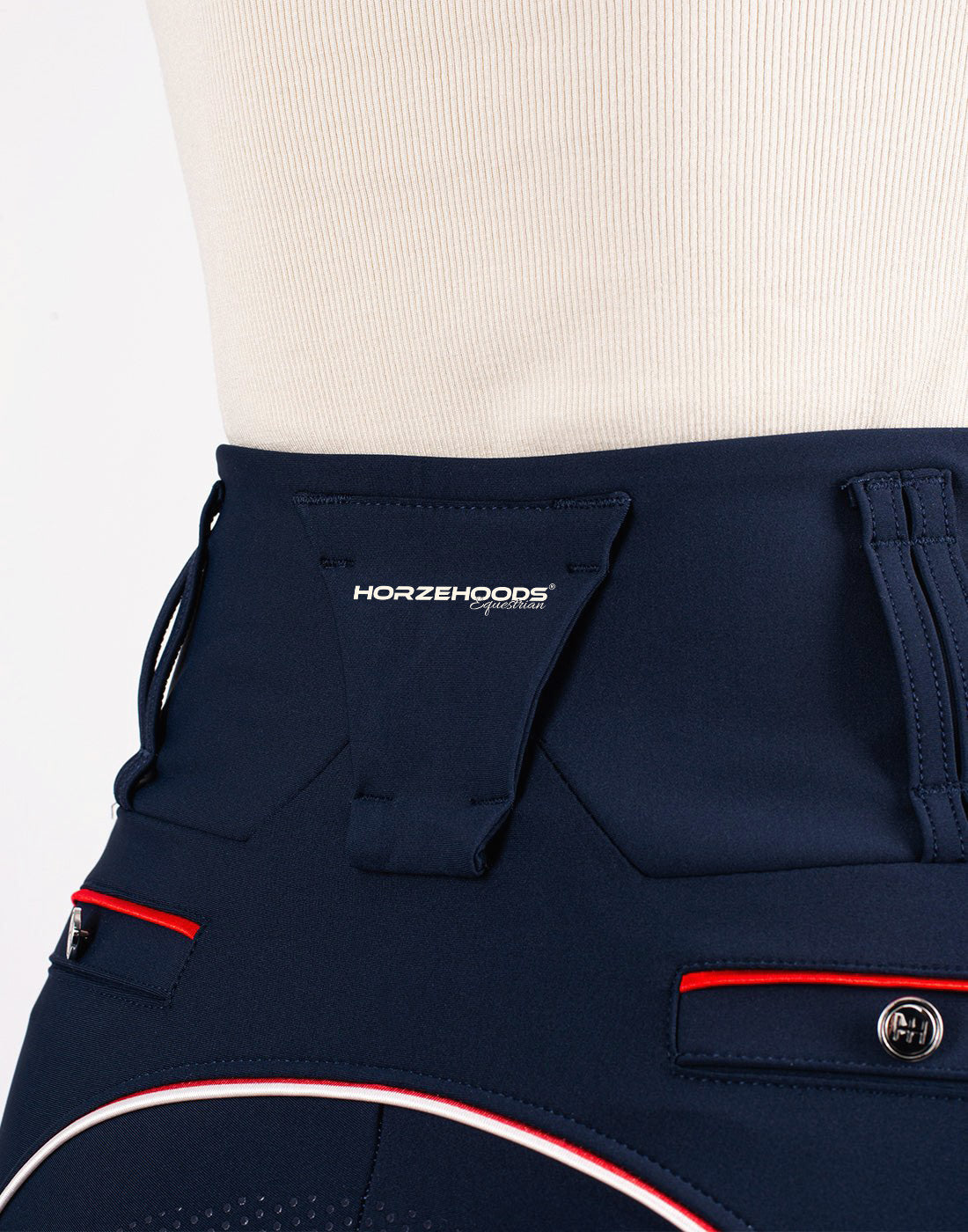 HORZEHOODS® Performance Club Navy High Waist Breggings