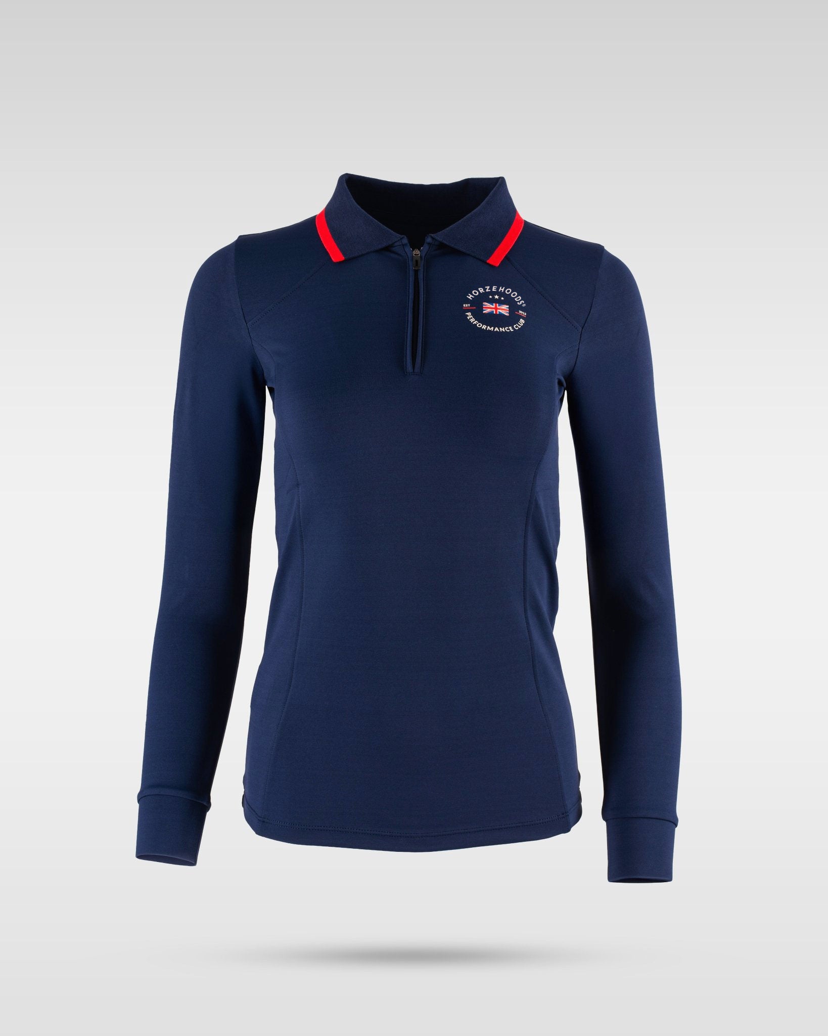 HORZEHOODS® Performance Club Navy Long Sleeve Base Layer Top