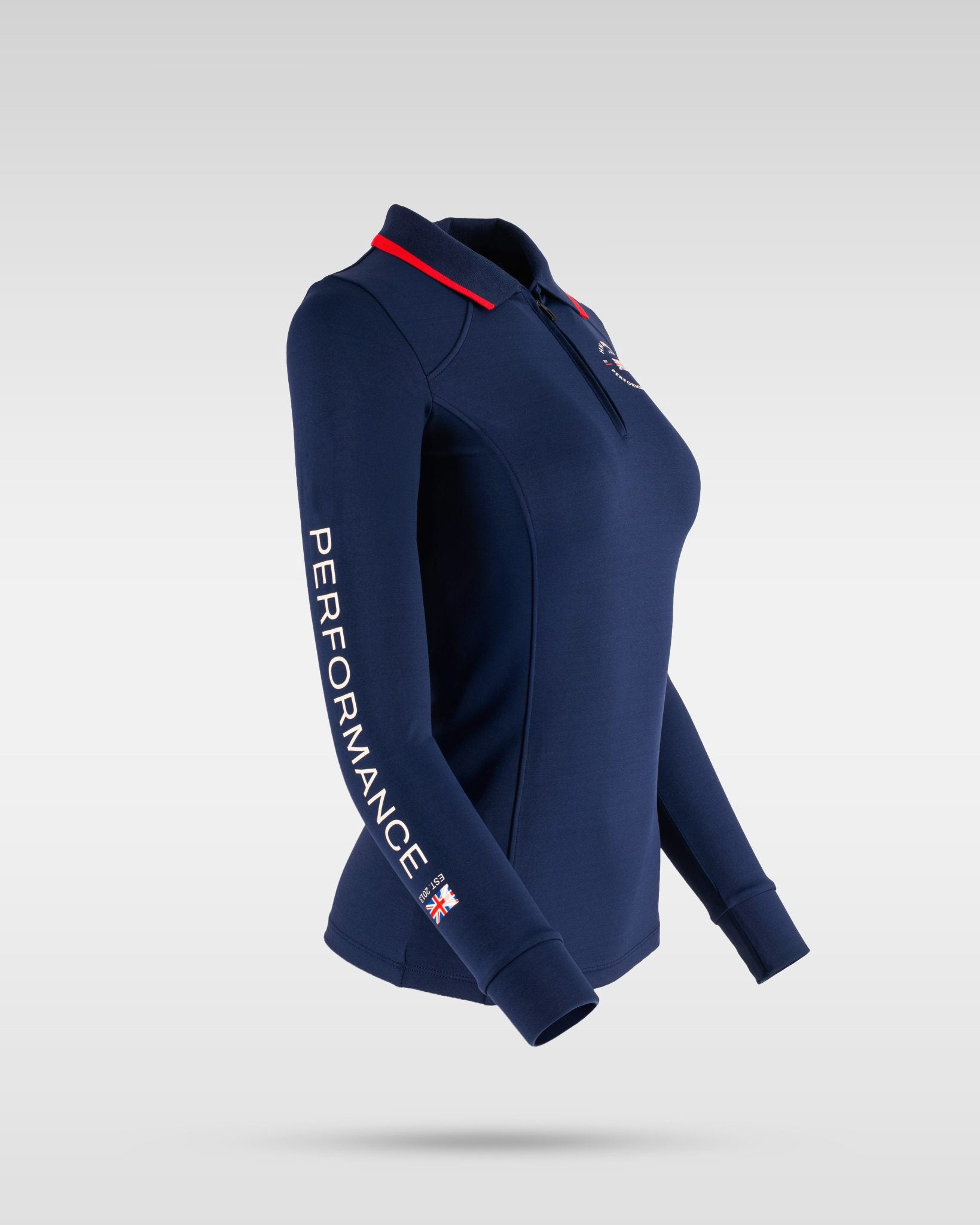 HORZEHOODS® Performance Club Navy Long Sleeve Base Layer Top