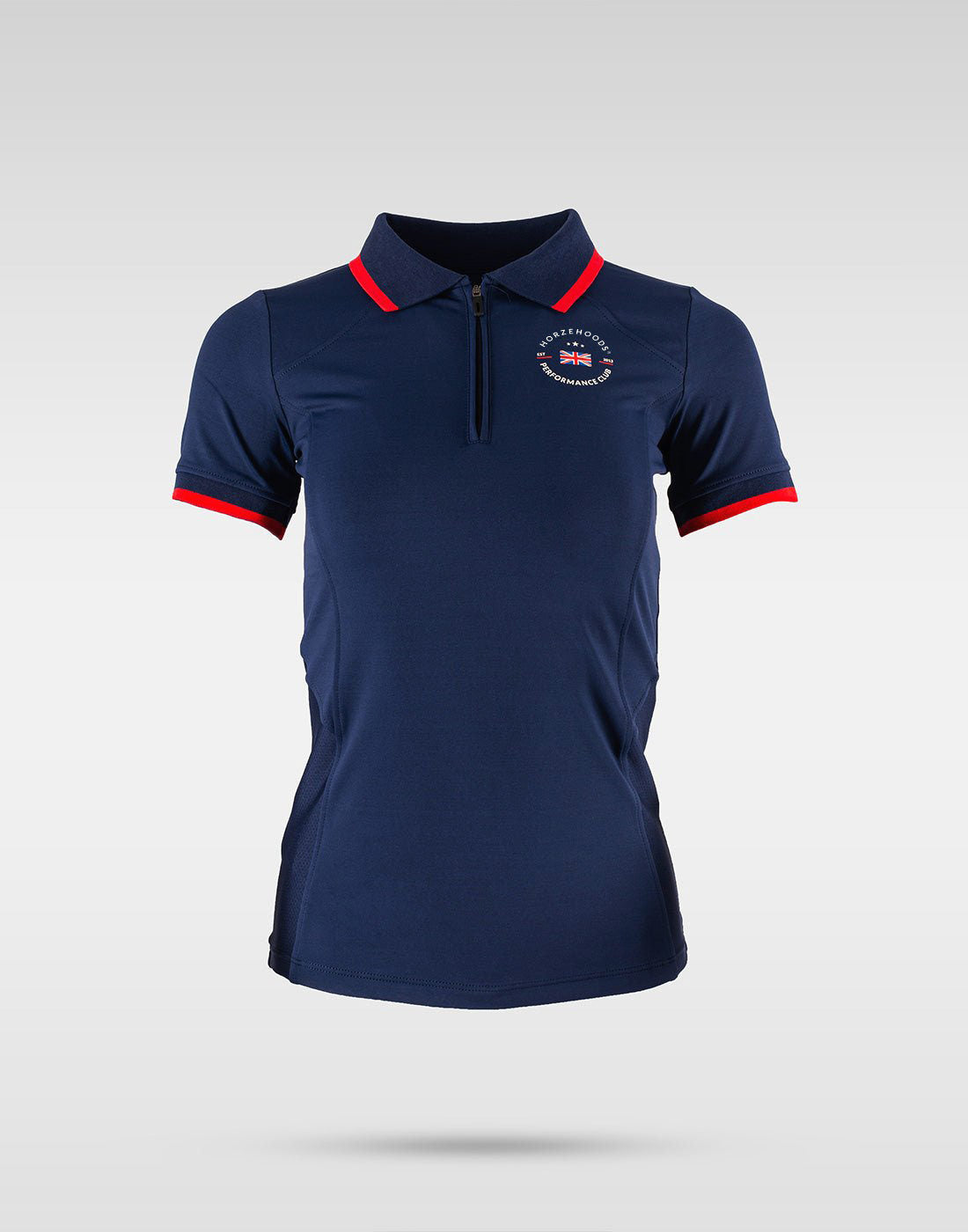 HORZEHOODS® Performance Club Navy Short Sleeve Base Layer Top
