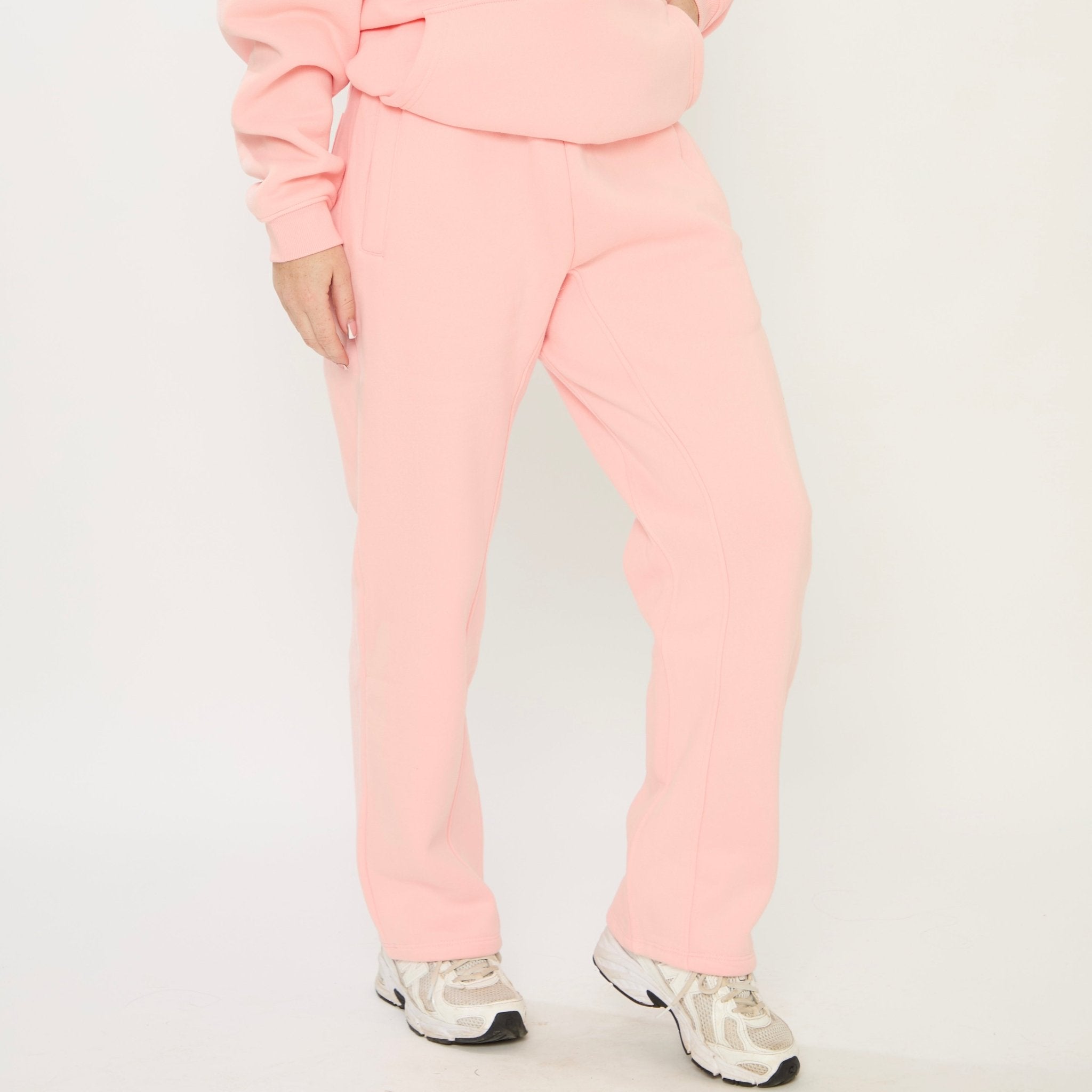 HORZEHOODS® Pink Basicz Relaxed Jersey Joggers - Horzehoods5056725021399
