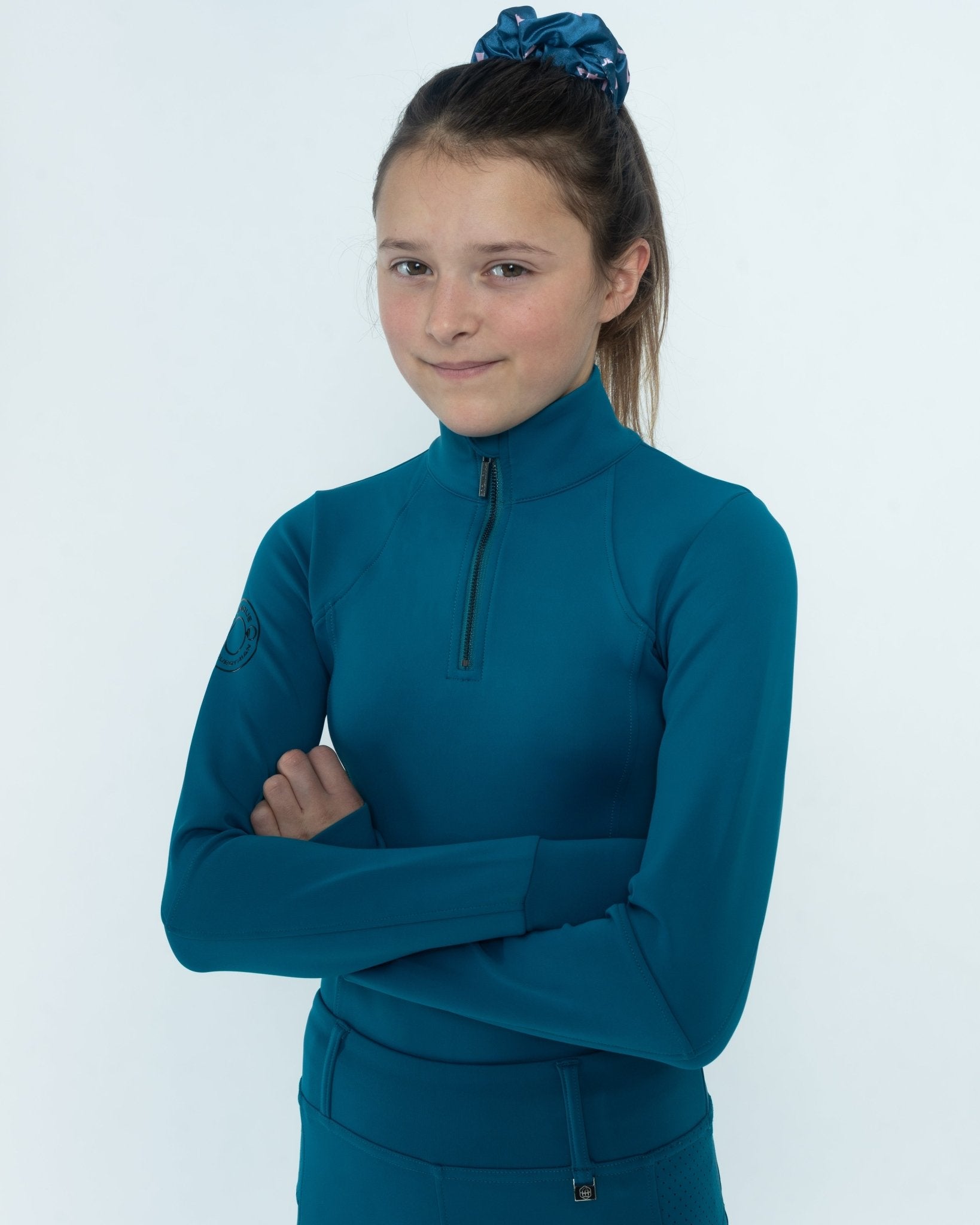 HORZEHOODS® Porthole JUNIOR Teal Thermo 2.0 Base Layer - Horzehoods5056725020088