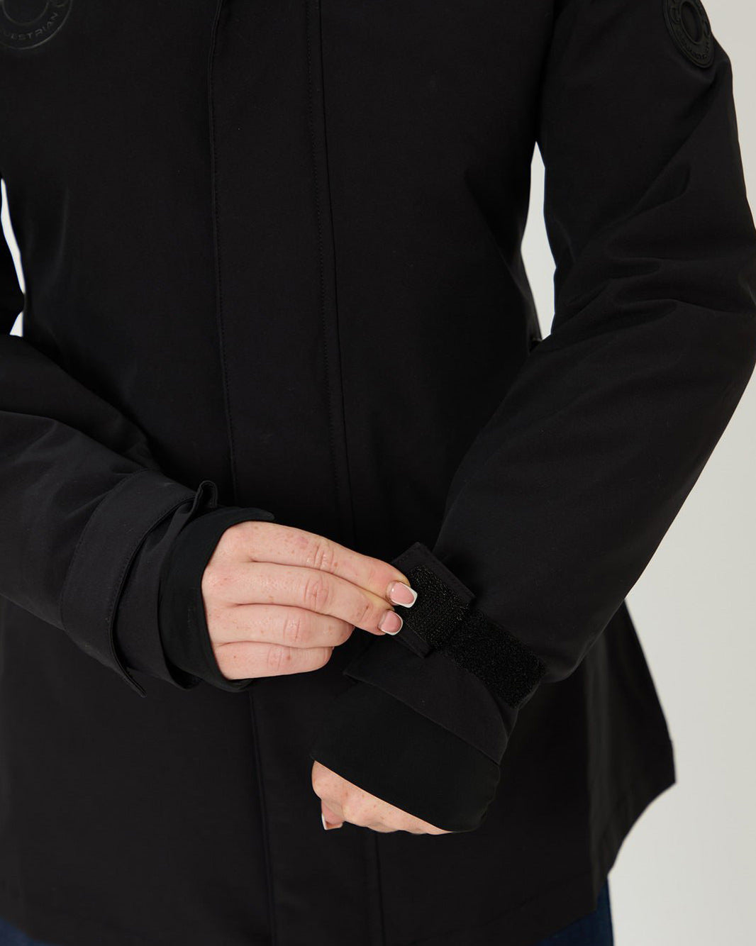 HORZEHOODS® ProPleat®️ Black Waterproof Coat