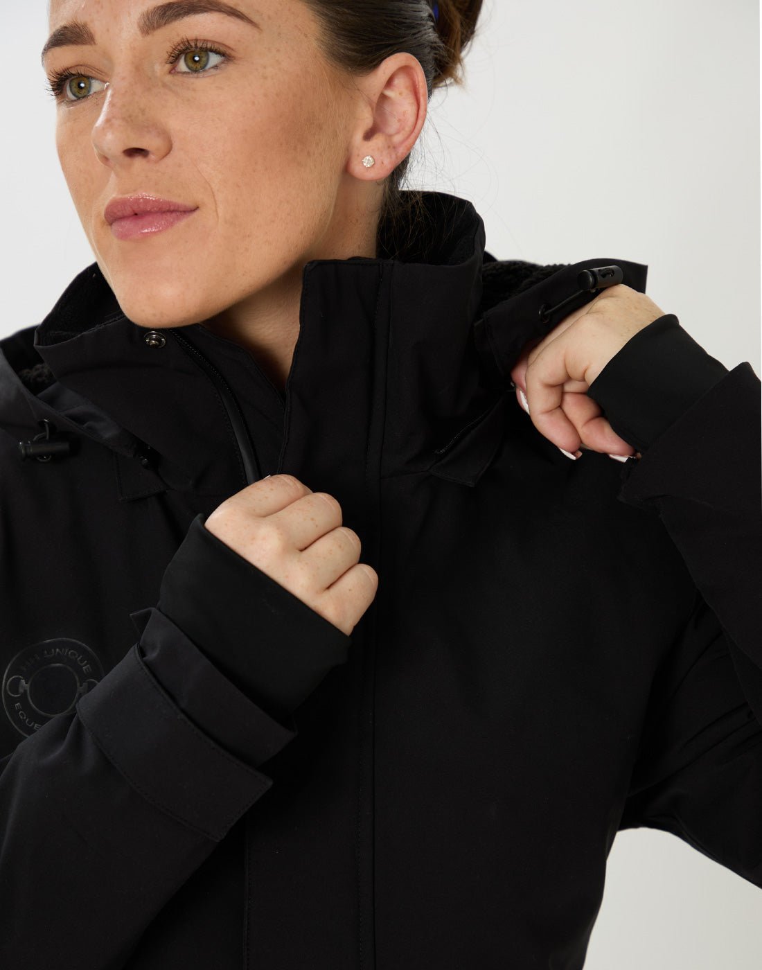 HORZEHOODS® ProPleat Black Waterproof Coat (ETA December) - Horzehoods5056725025632