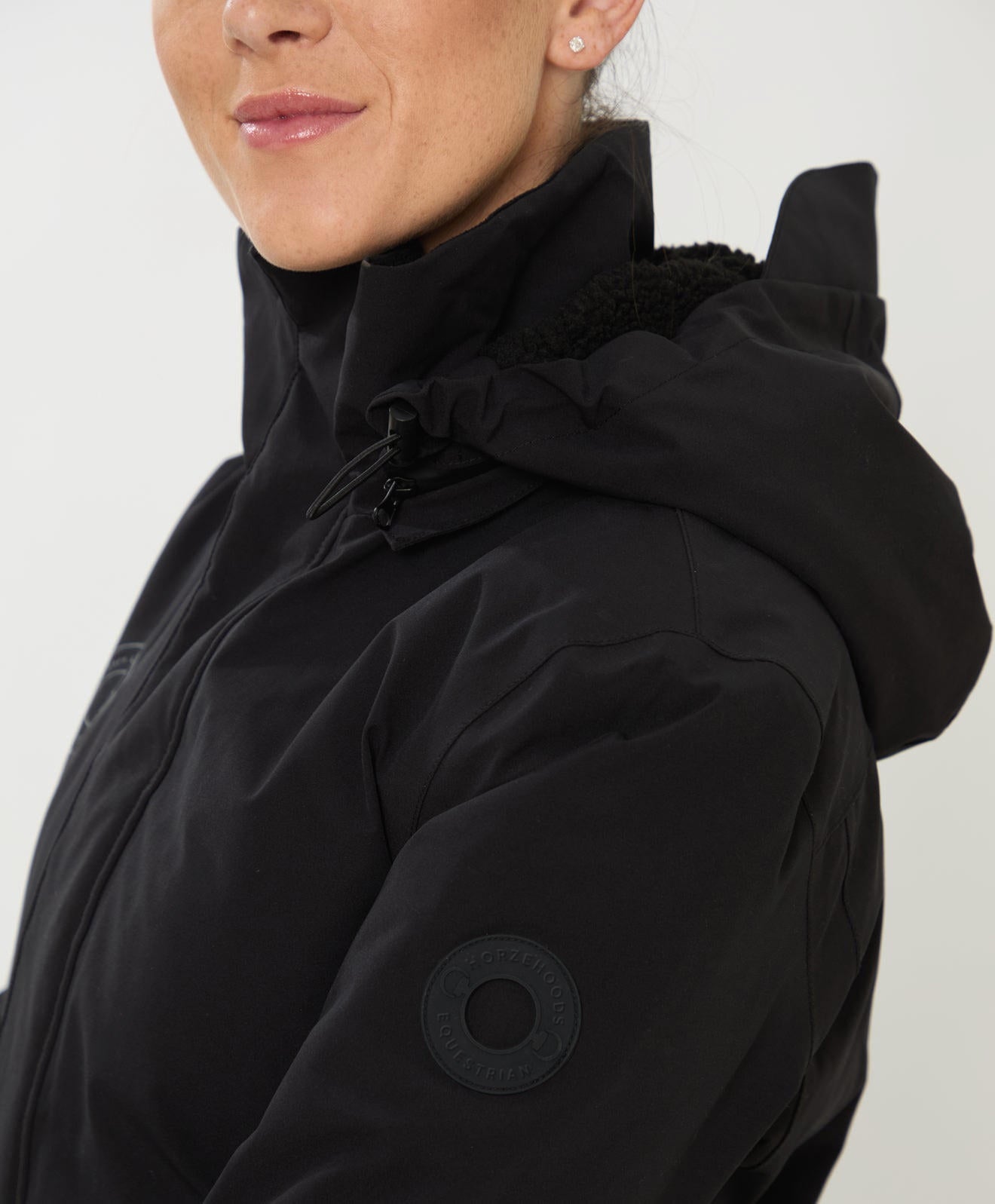HORZEHOODS® ProPleat®️ Black Waterproof Coat