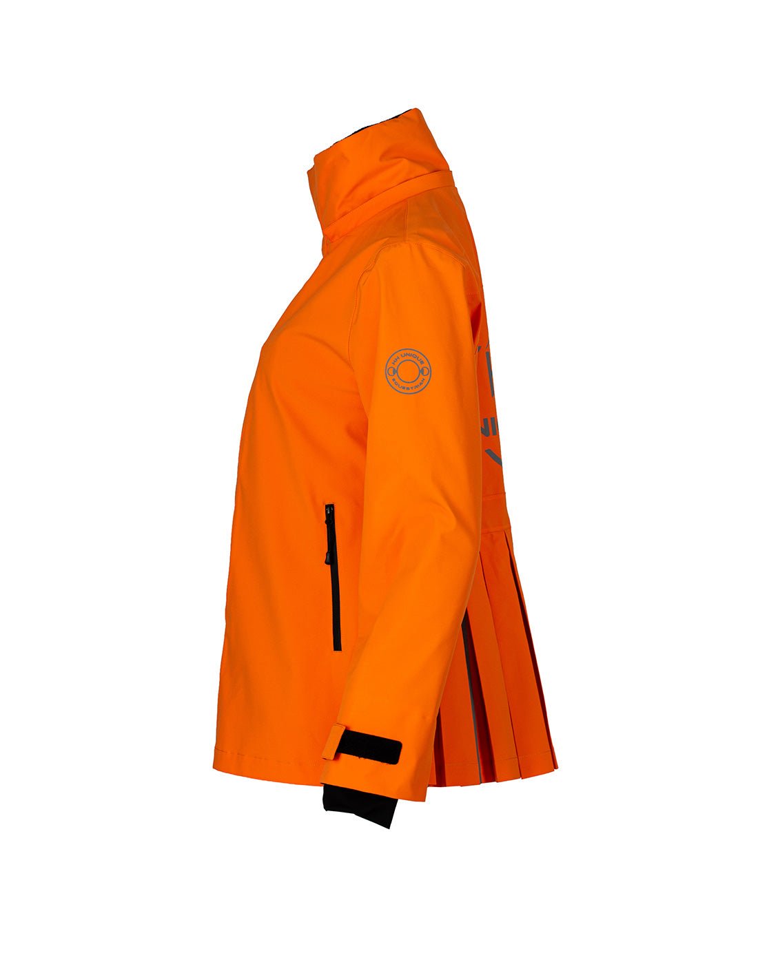 HORZEHOODS® ProPleat HiVis Orange Reflective Waterproof Coat - Horzehoods