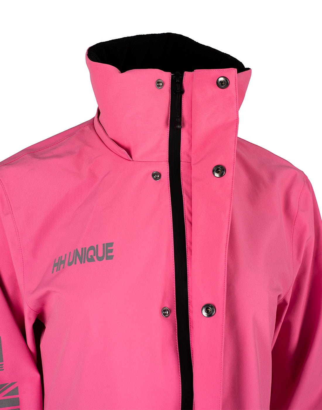 HORZEHOODS® ProPleat HiVis Pink Reflective Waterproof Coat - Horzehoods