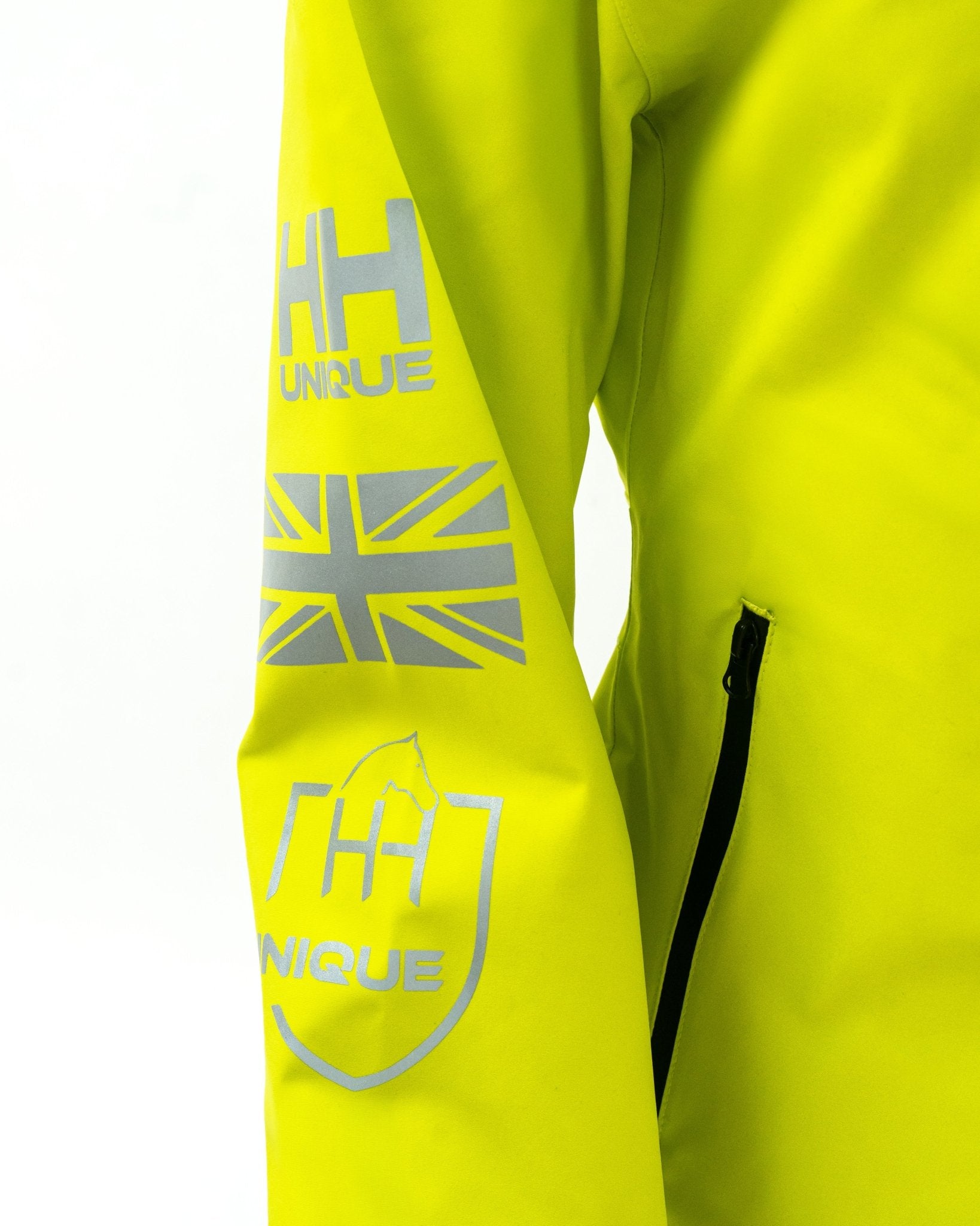 HORZEHOODS® ProPleat HiVis Reflective Waterproof Coat (ETA end November) - Horzehoods5056725025717