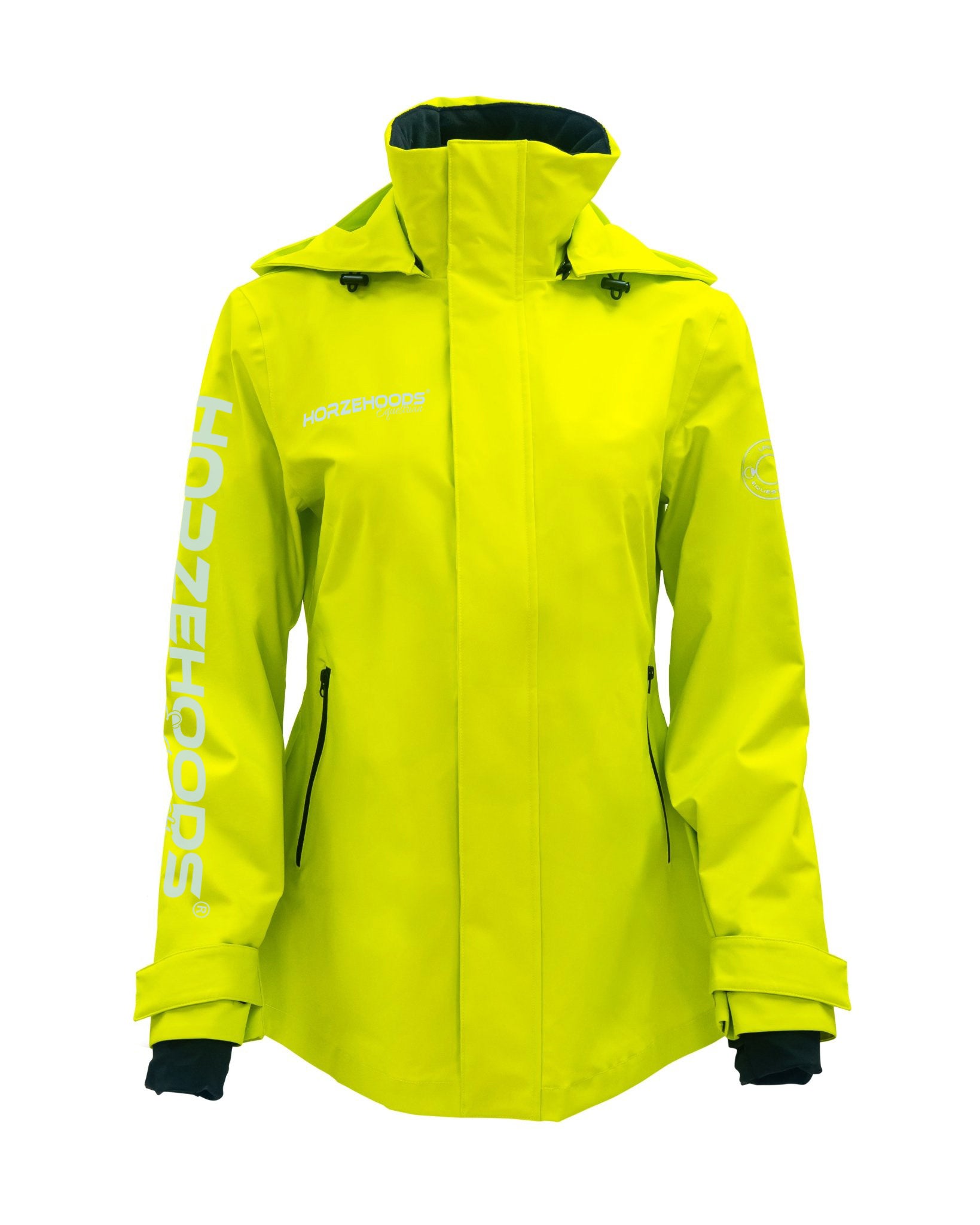 HORZEHOODS® ProPleat®️ HiVis Yellow Reflective Waterproof Coat (now in stock NEARLY SOLD OUT)