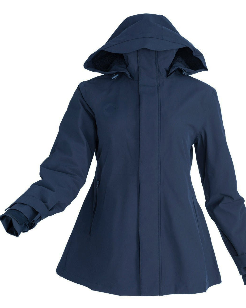 HORZEHOODS® ProPleat Navy Waterproof Coat (PreOrder 28/10) - Horzehoods5056725023454