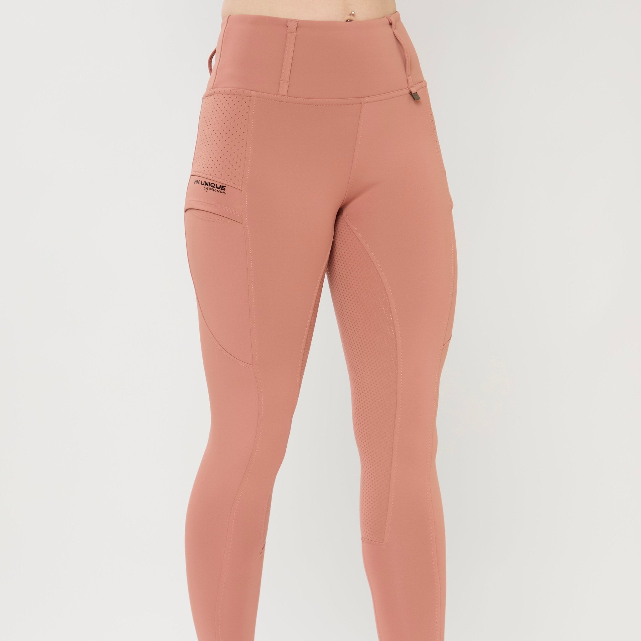 HORZEHOODS® Rose V - Seam Thermo Riding Leggings - Horzehoods5056725019174