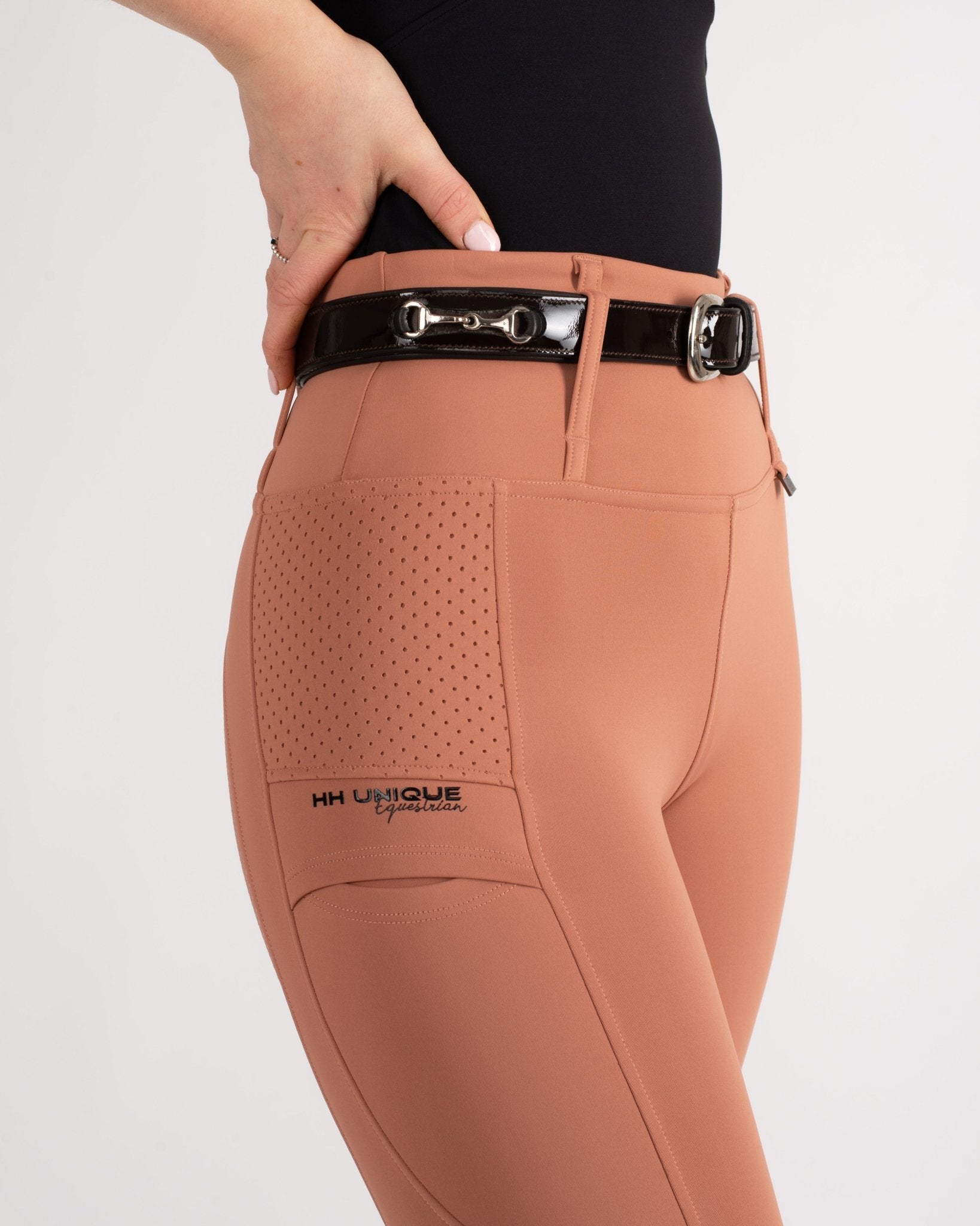 HORZEHOODS® Rose V - Seam Thermo Riding Leggings - Horzehoods5056725019174