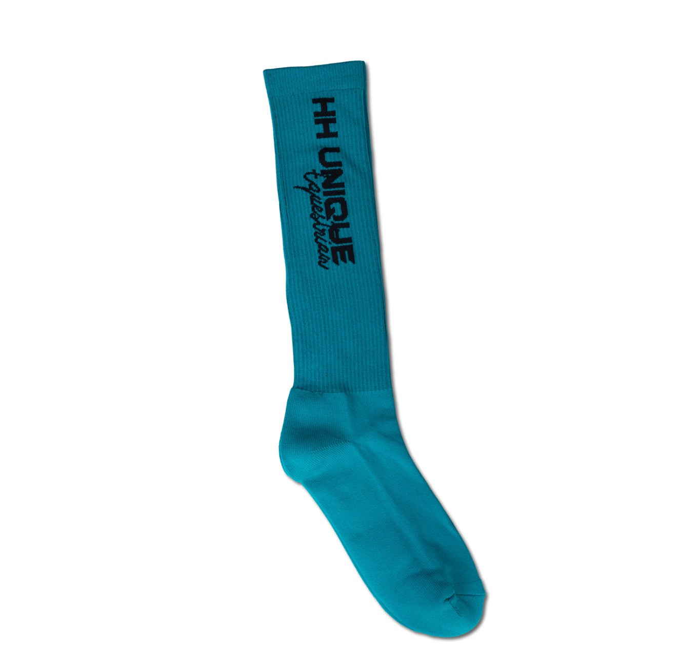 HORZEHOODS® Teal Ribbed Performance Riding Socks - Horzehoods5056725024017