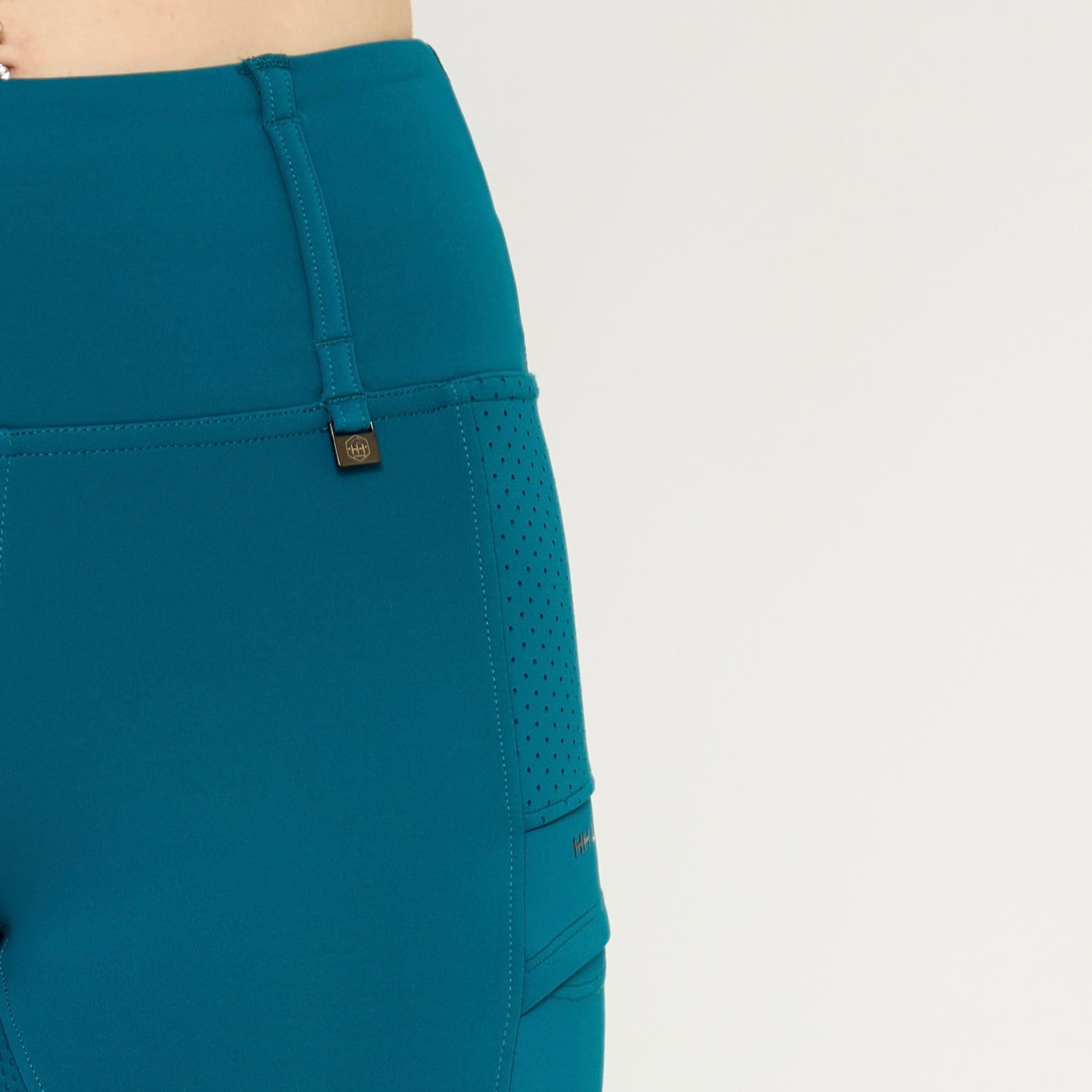 HORZEHOODS® Teal V - Seam Thermo Riding Leggings - Horzehoods5056725019013