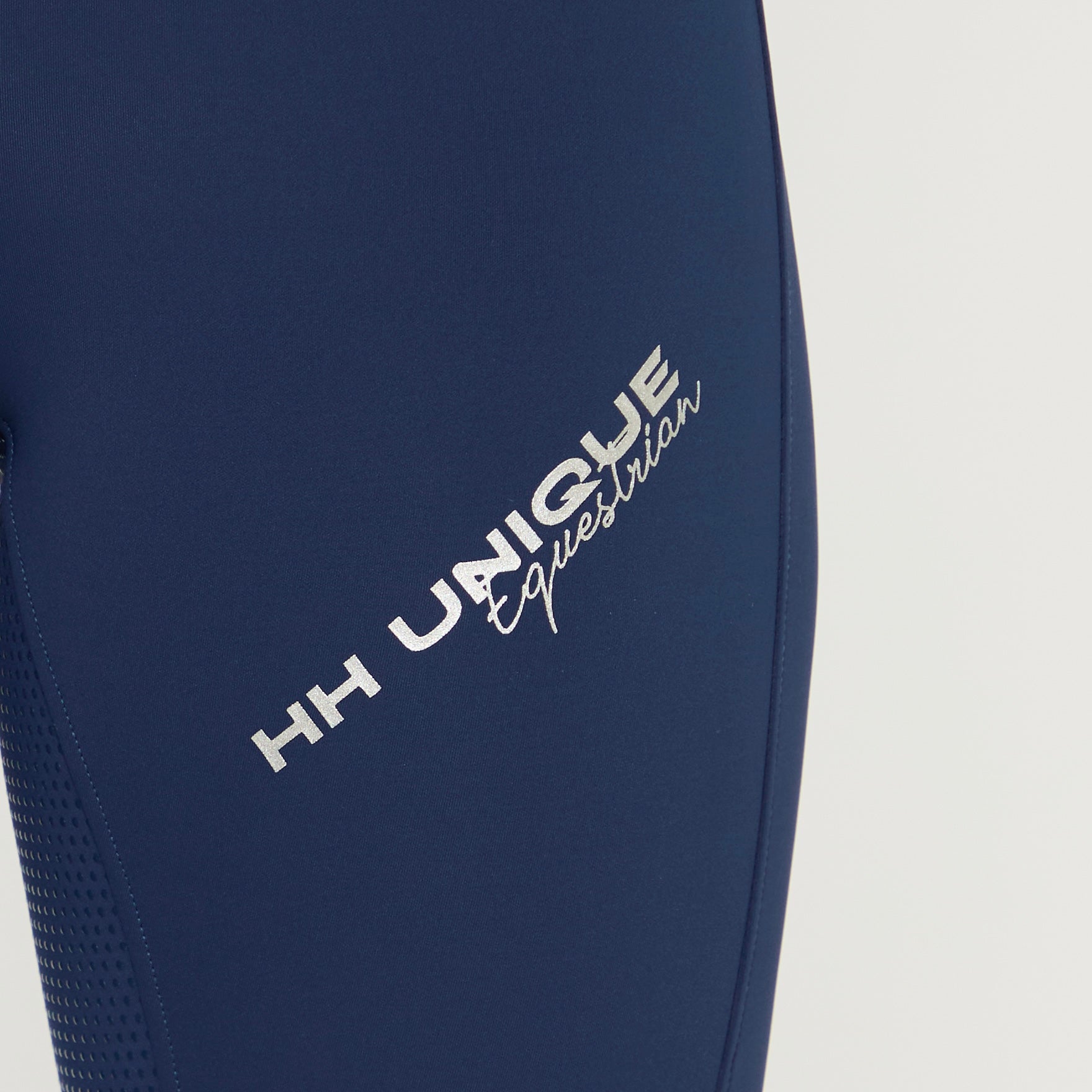 HORZEHOODS® V - Twist Navy & Silver Comfort Waist Leggings (Pre - Order 6/10) - Horzehoods5056725024024