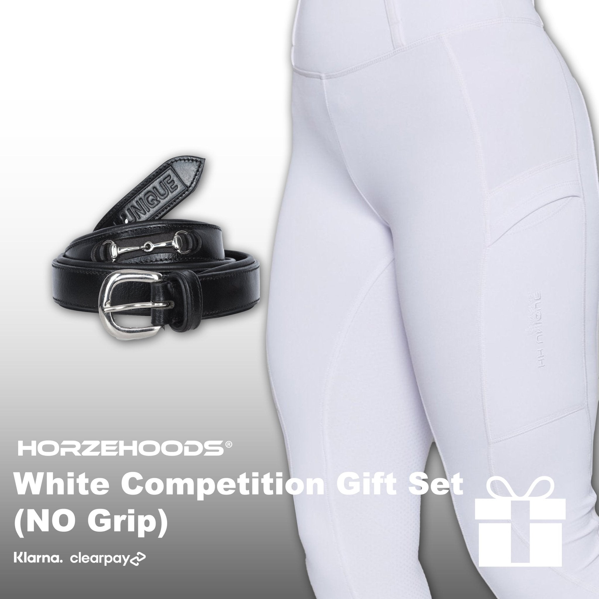 HORZEHOODS® White Competition Gift Set (NO Grip)(Bundle & Save) - Horzehoods