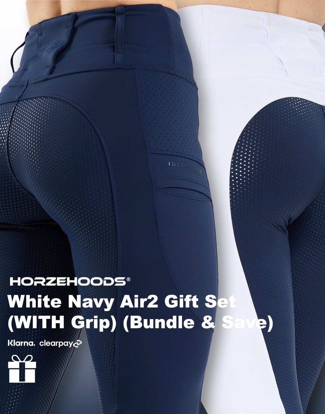 HORZEHOODS® White Navy Air2 Gift Set (WITH Grip)(Bundle & Save) - Horzehoods