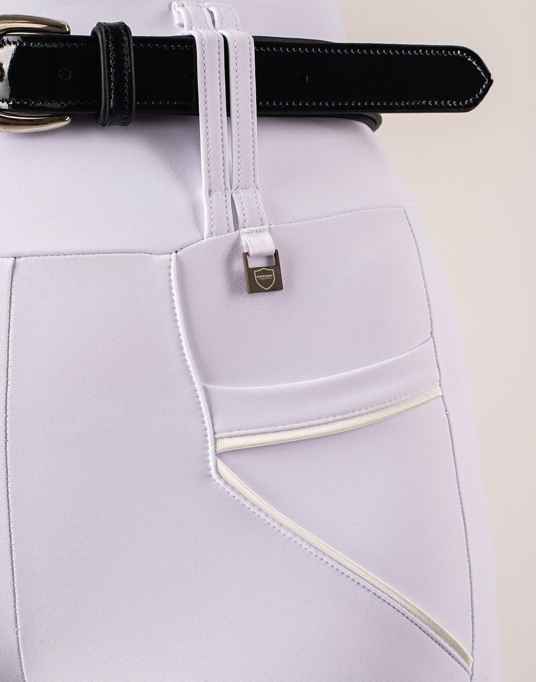HORZEHOODS® Tabatha White & Navy Competition Breggings