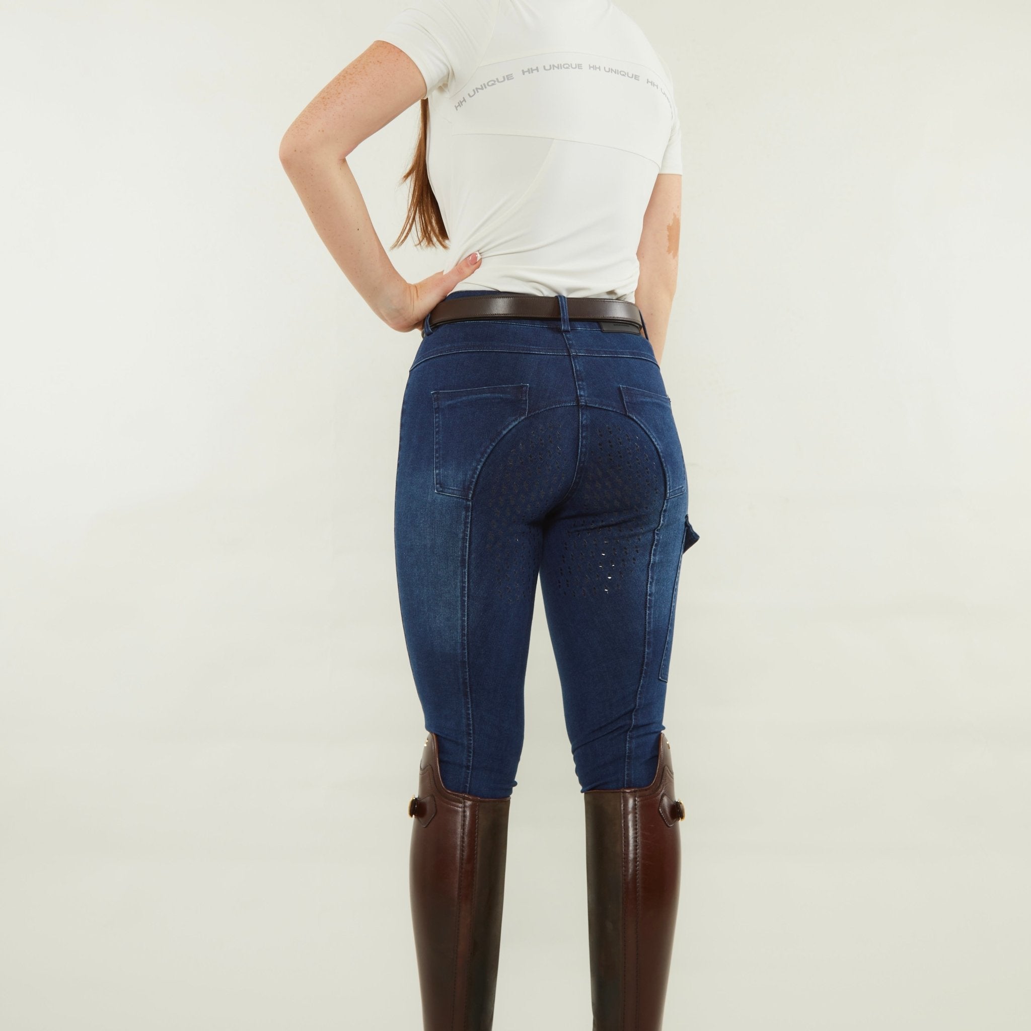 Indigo Blue Denim Jeggings - Horzehoods5060521422359